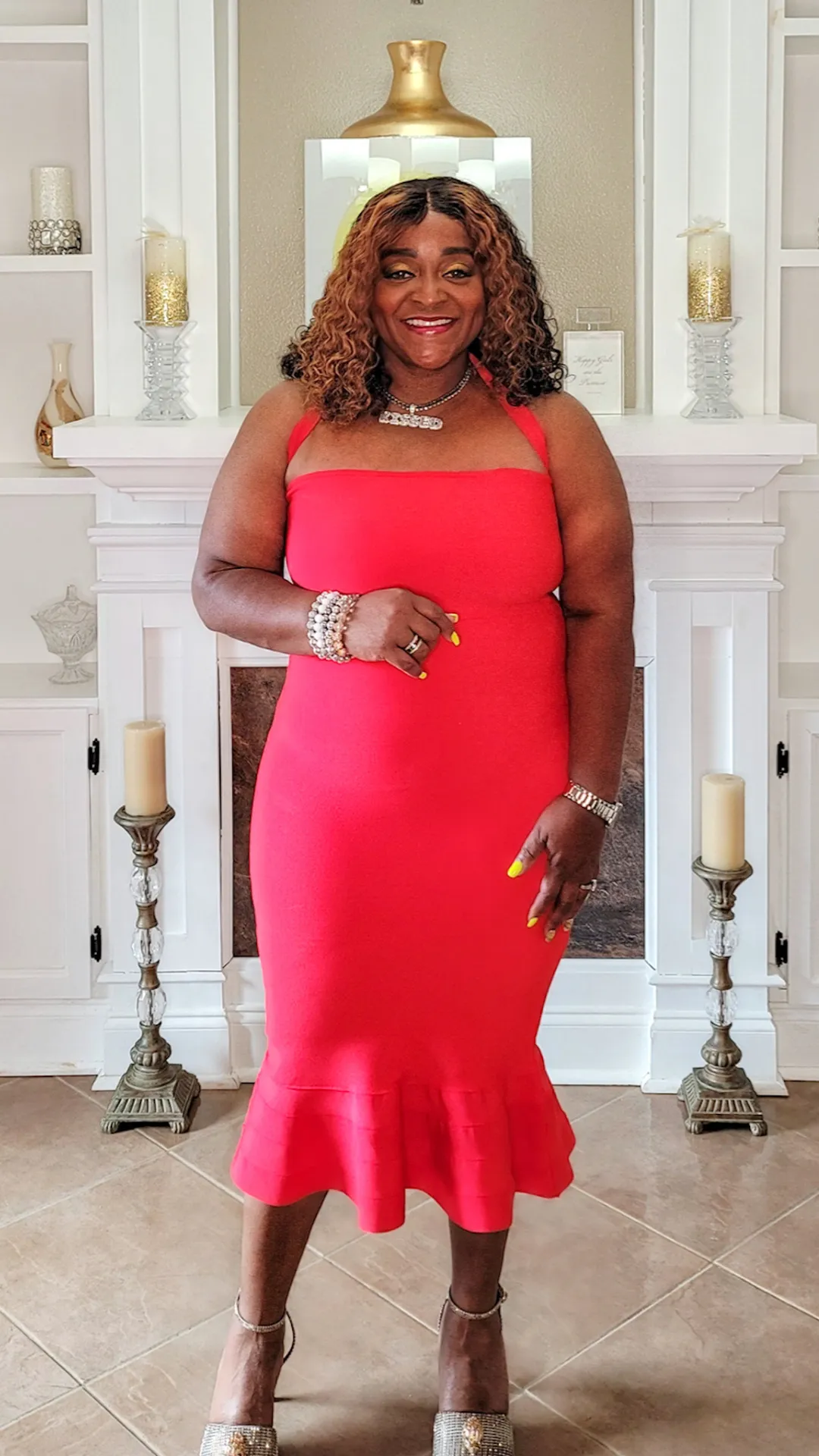 Can You Handle It Curve Dress - Red