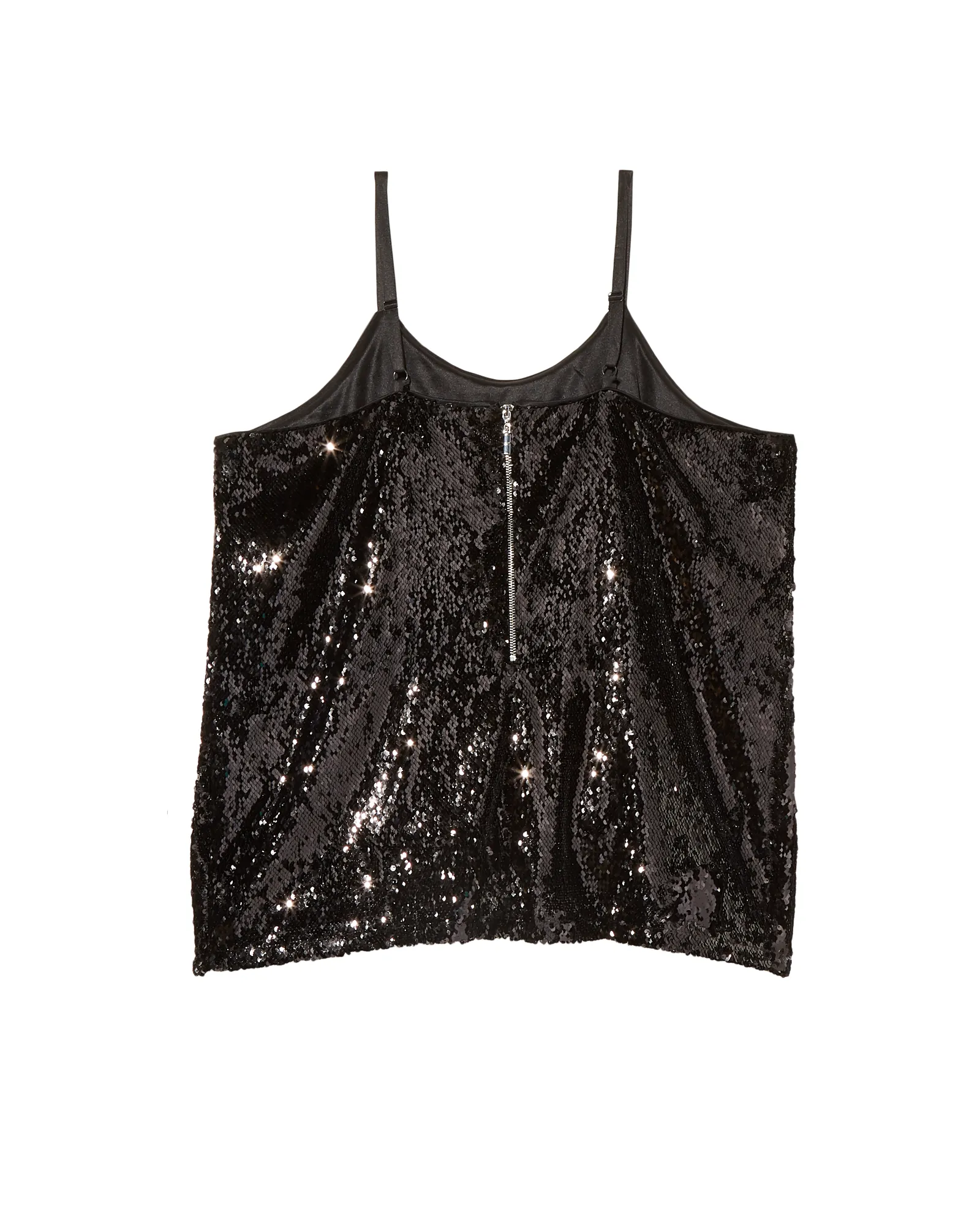 Clara Sequin Tank | Black