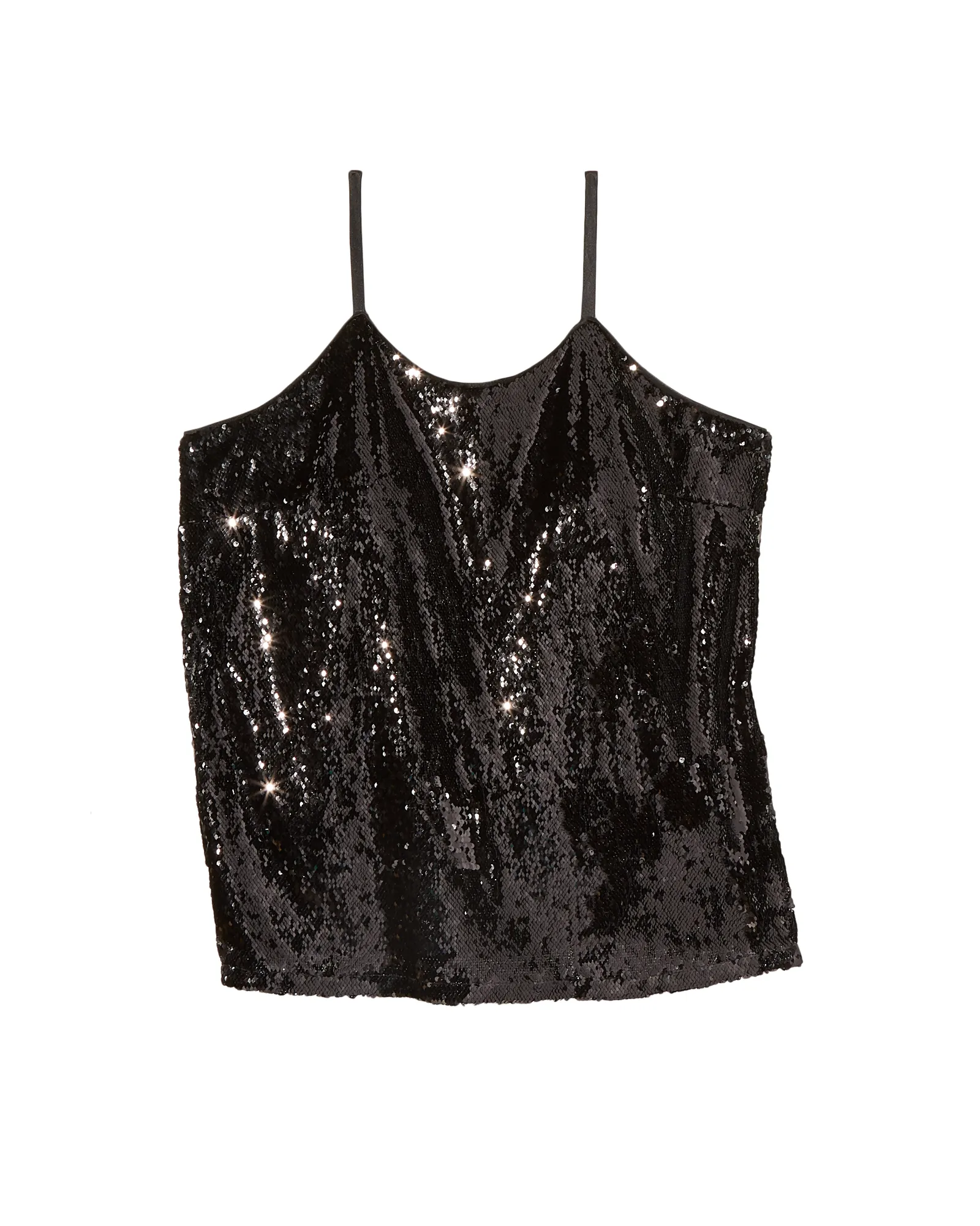 Clara Sequin Tank | Black