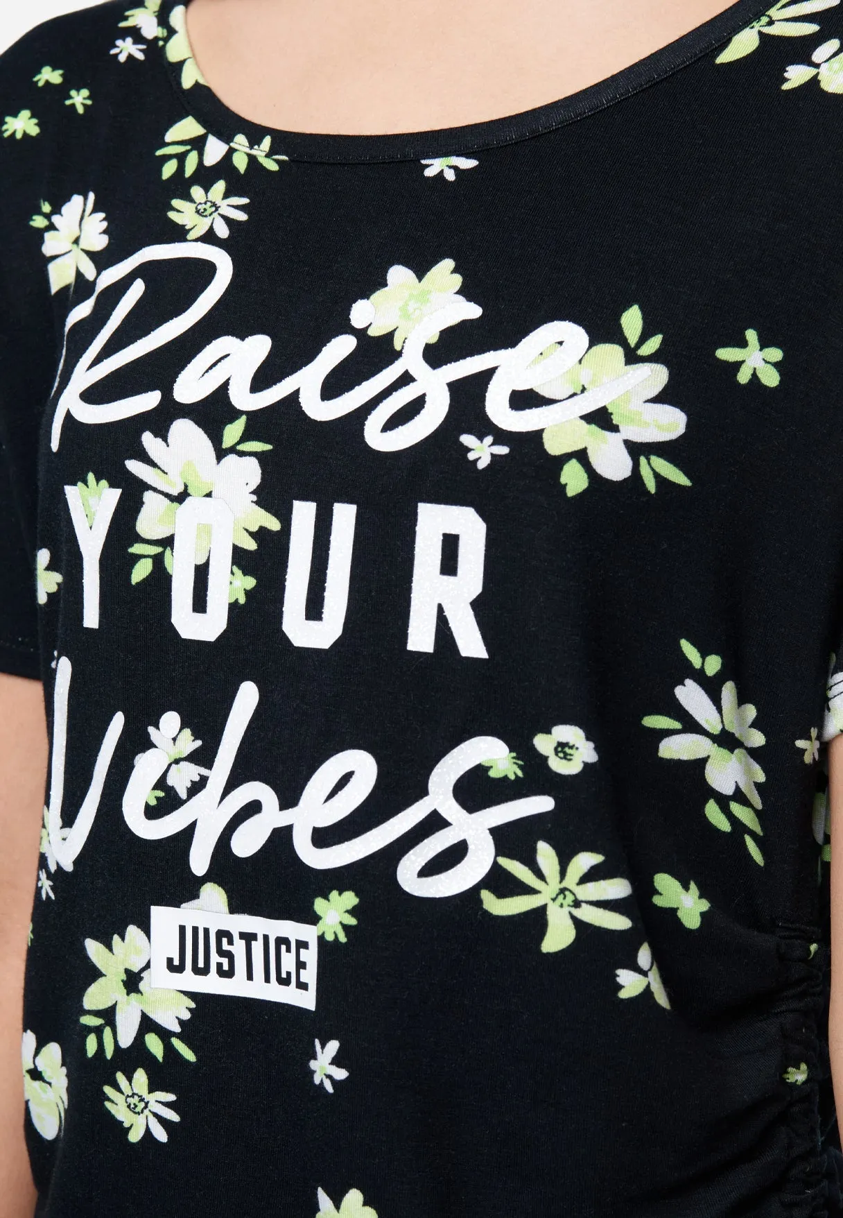 Collection X by Justice Side Cinch Short Sleeve Tee