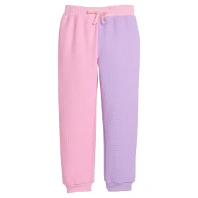 Color Block Jogger- Pink & Lilac