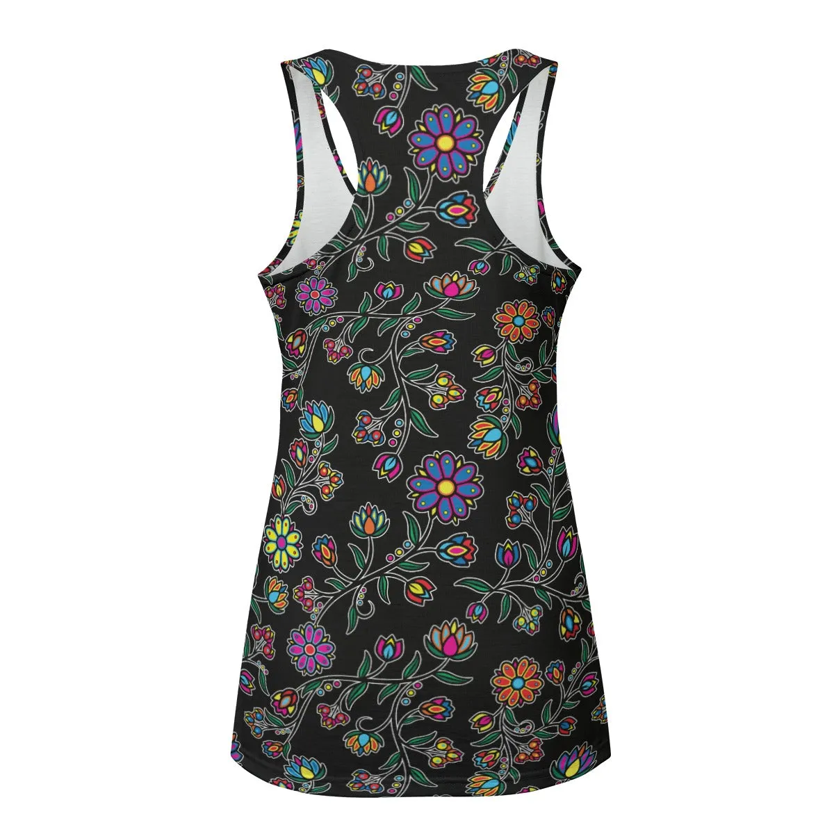 Cosmic Whisper Black Eco-friendly Women's Tank Top