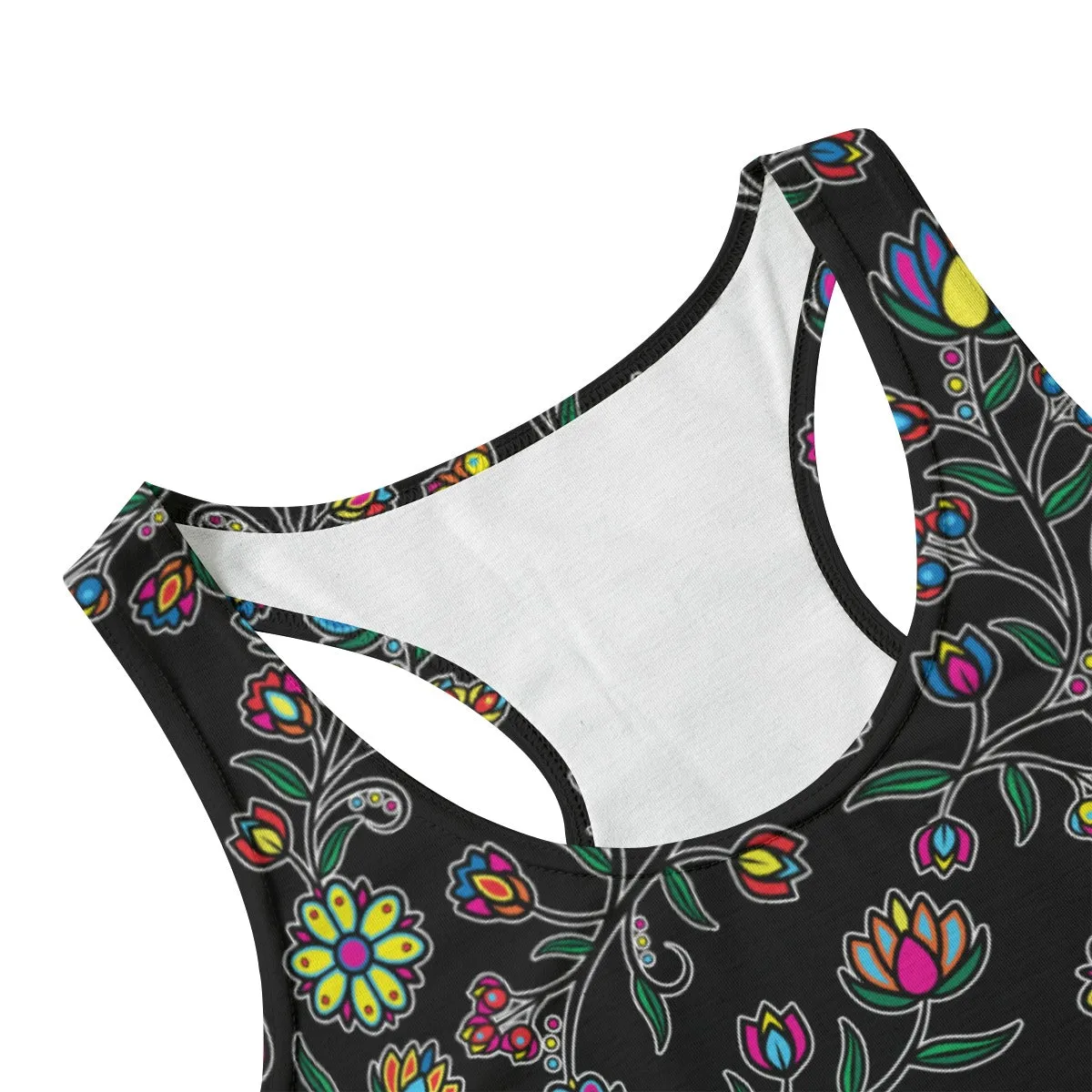 Cosmic Whisper Black Eco-friendly Women's Tank Top