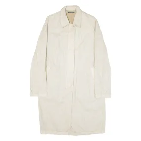C.P. COMPANY Womens Overcoat Coat Beige Linen L