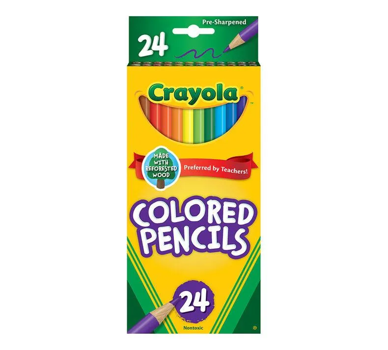 Crayola Colored Pencils 12 and 24 Pcs.