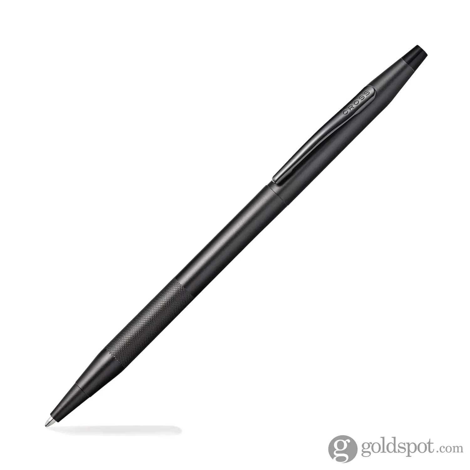 Cross Classic Century Ballpoint Pen & 0.7mm Mechanical Pencil Set in Black PVD with Micro Knurl Grip