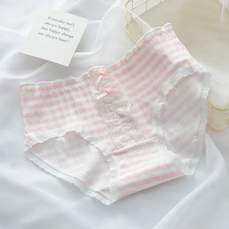 Dainty Pink Plaid Underwear