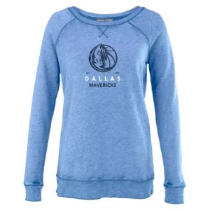 Dallas Mavericks Women's Pullover Team Logo Sweatshirts Officially Licensed NBA