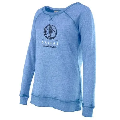 Dallas Mavericks Women's Pullover Team Logo Sweatshirts Officially Licensed NBA
