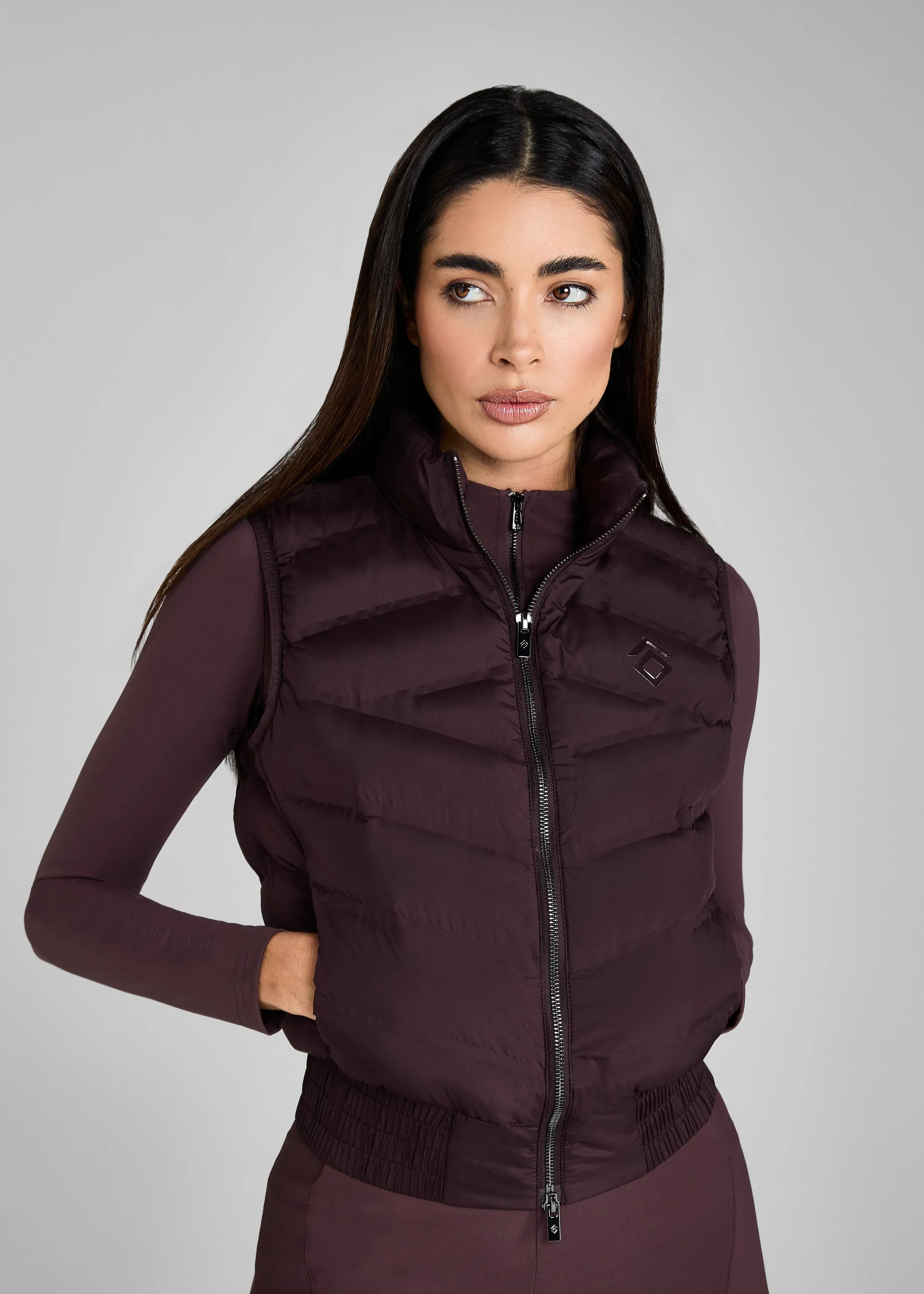 Deep Mauve Lightweight Gilet