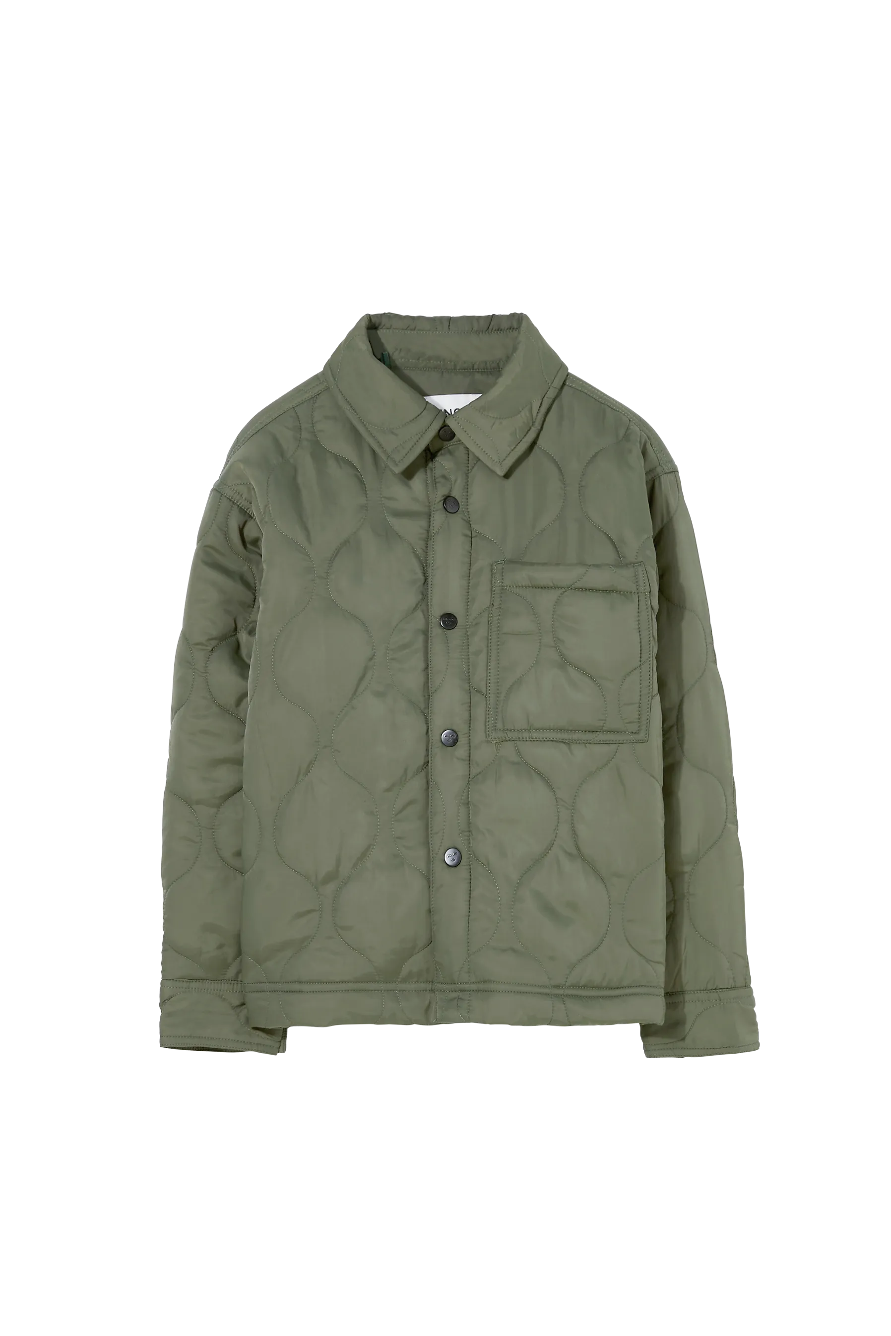 DOVA Khaki Quilt - Warm Long Sleeve Shirt