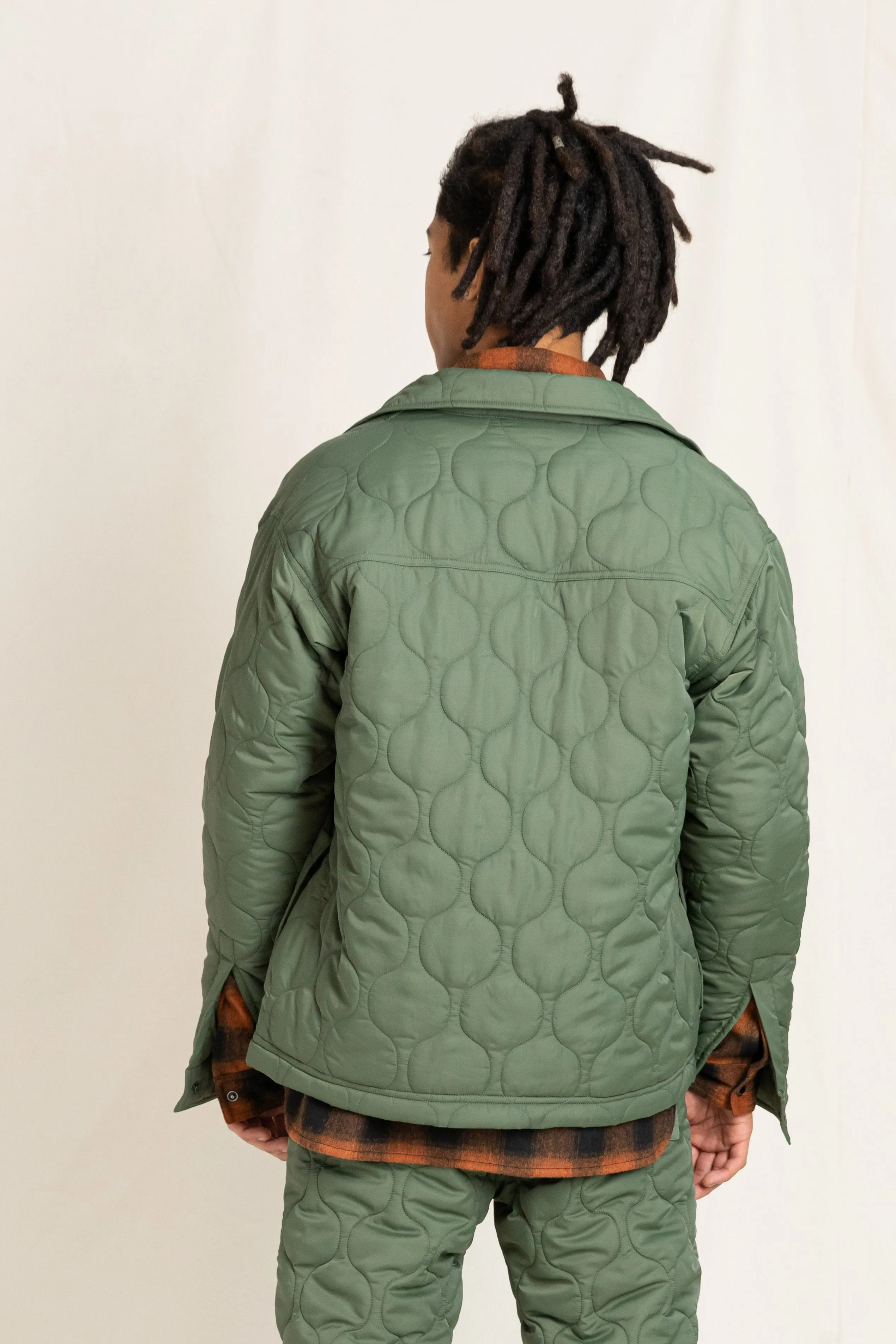 DOVA Khaki Quilt - Warm Long Sleeve Shirt