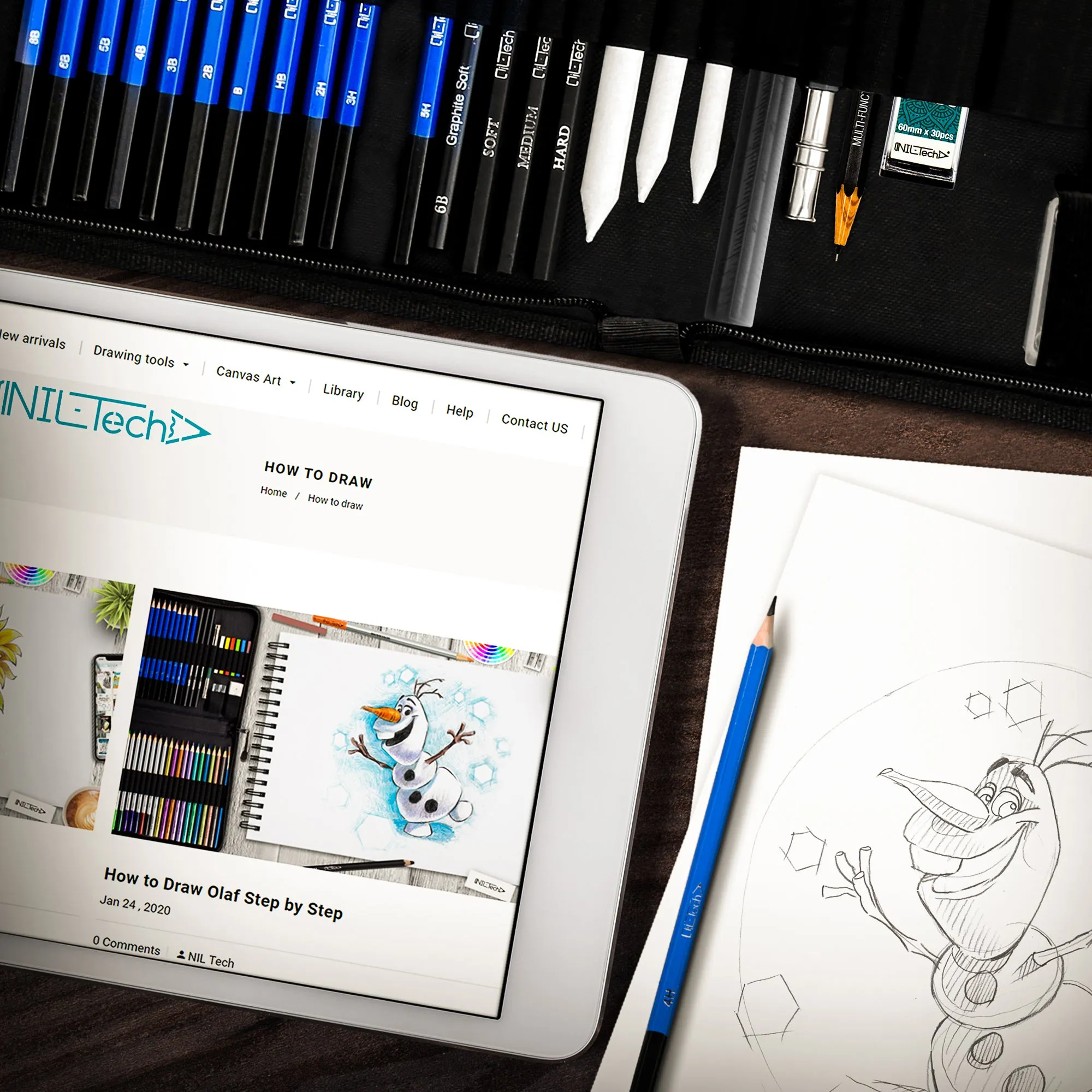 Drawing Pencils – 37 Sketching Art Set
