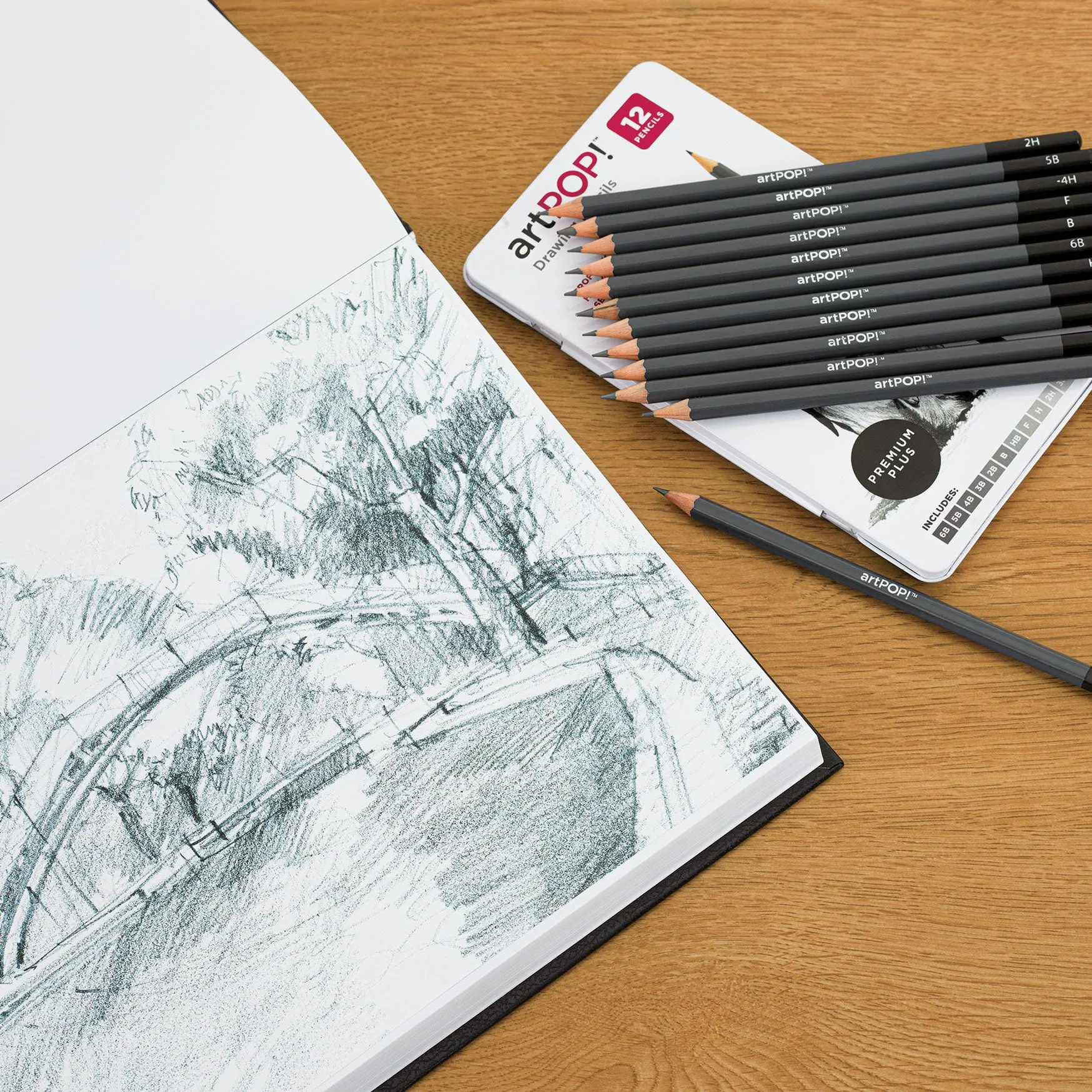 Drawing Pencils - Set of 12
