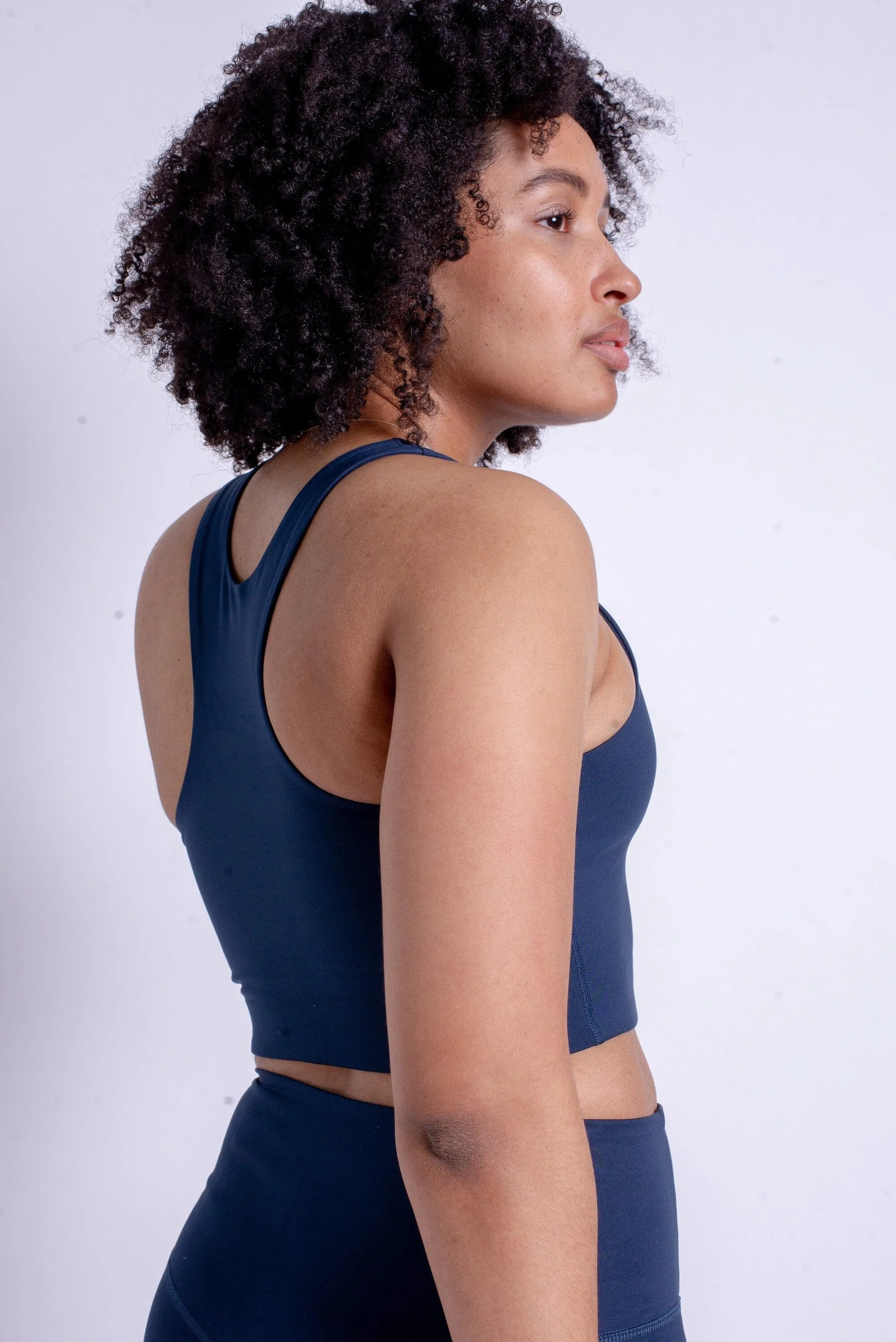 Dylan Crop Tank Bra - Made from Recycled Plastic Bottles