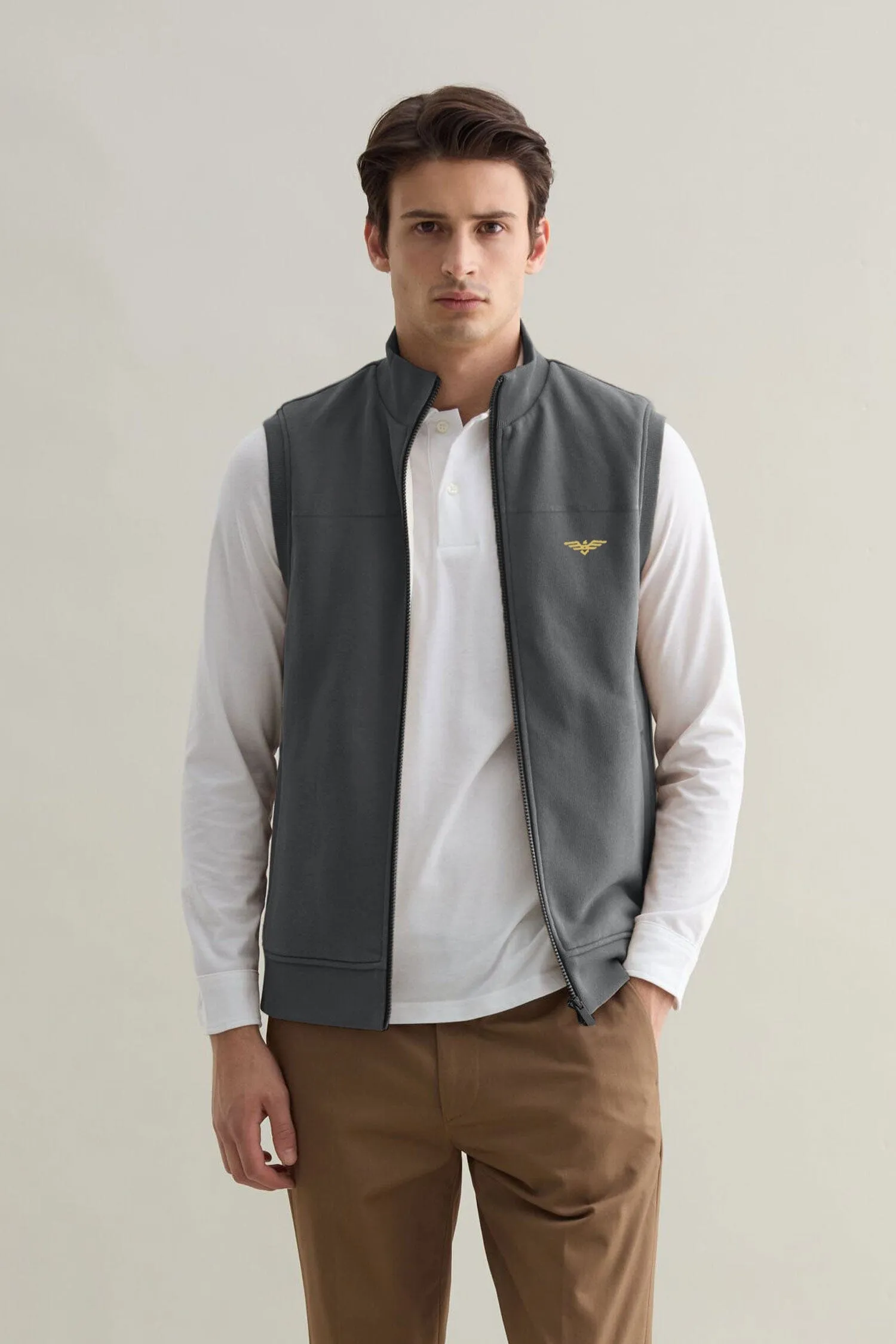 Eternity Premium Men's Logo Embroidered Fleece Gilet