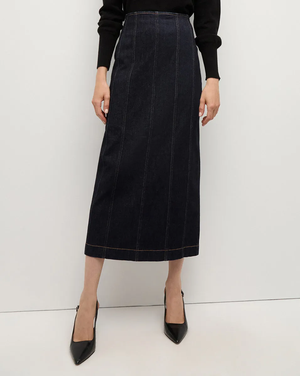Fiona Maxi Denim Skirt