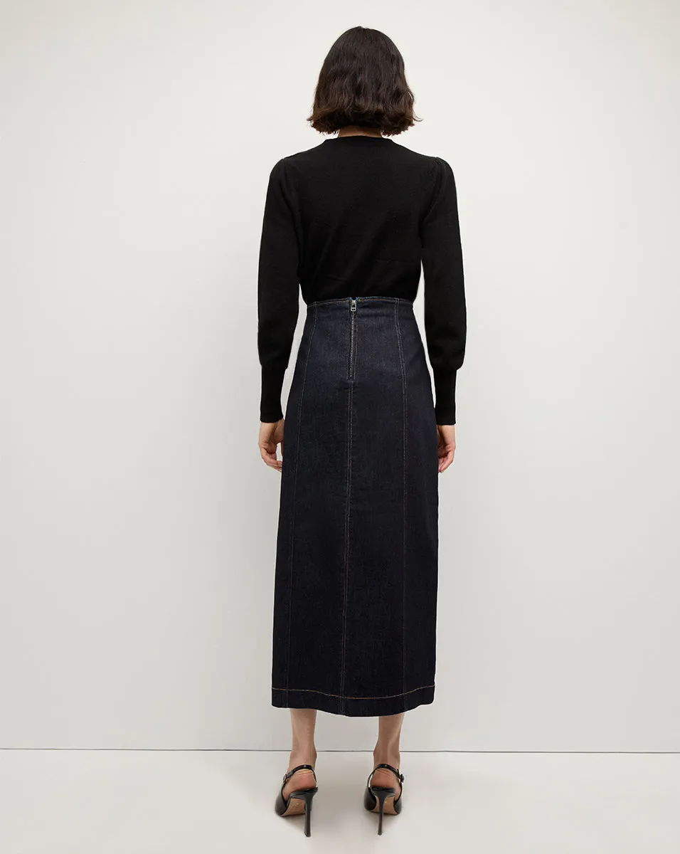 Fiona Maxi Denim Skirt