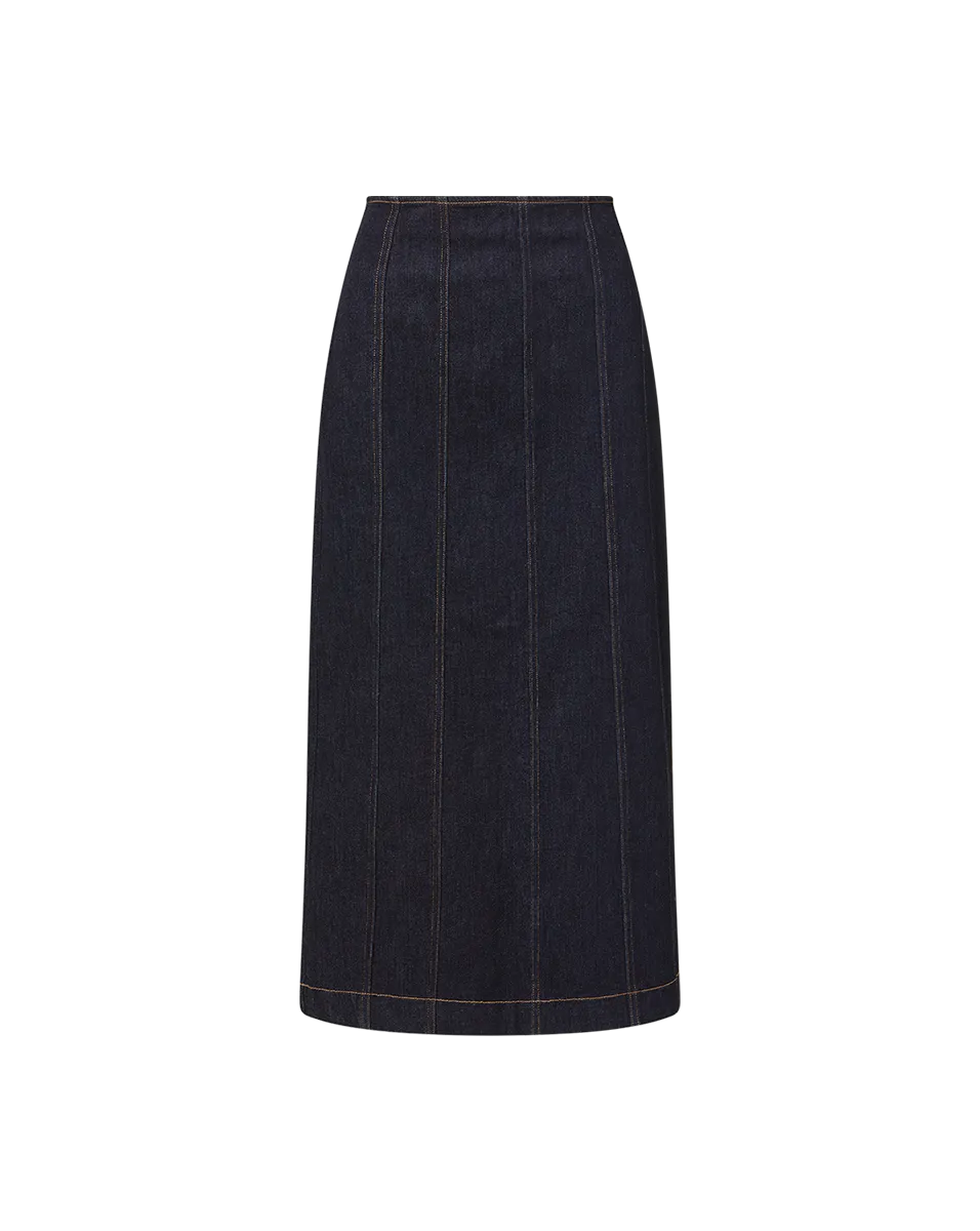 Fiona Maxi Denim Skirt