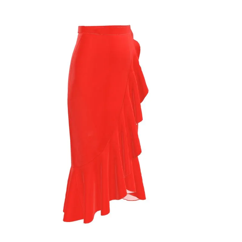 Fired Spice Flounce Skirt