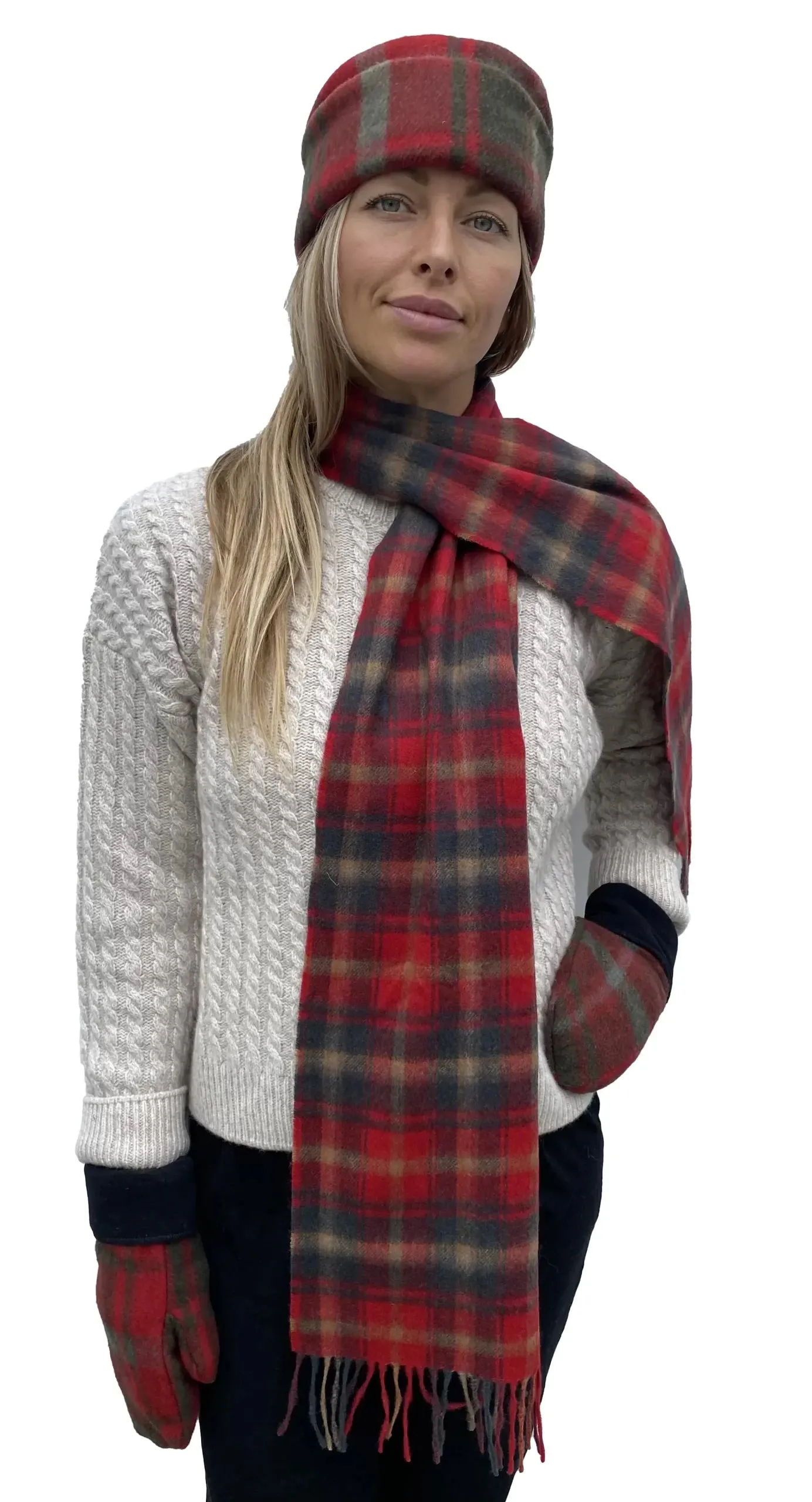 Four Pocket Wool Scarf