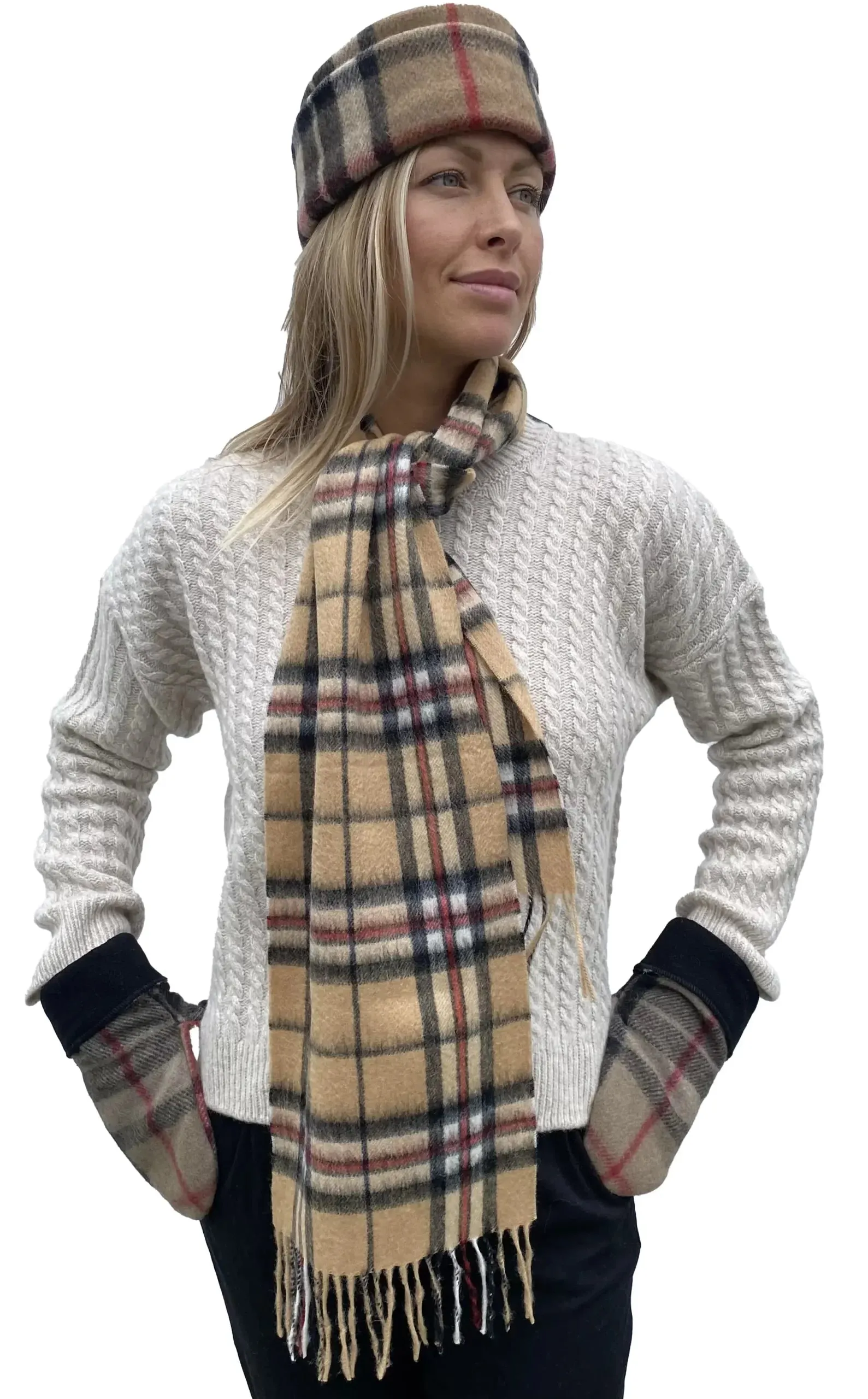 Four Pocket Wool Scarf