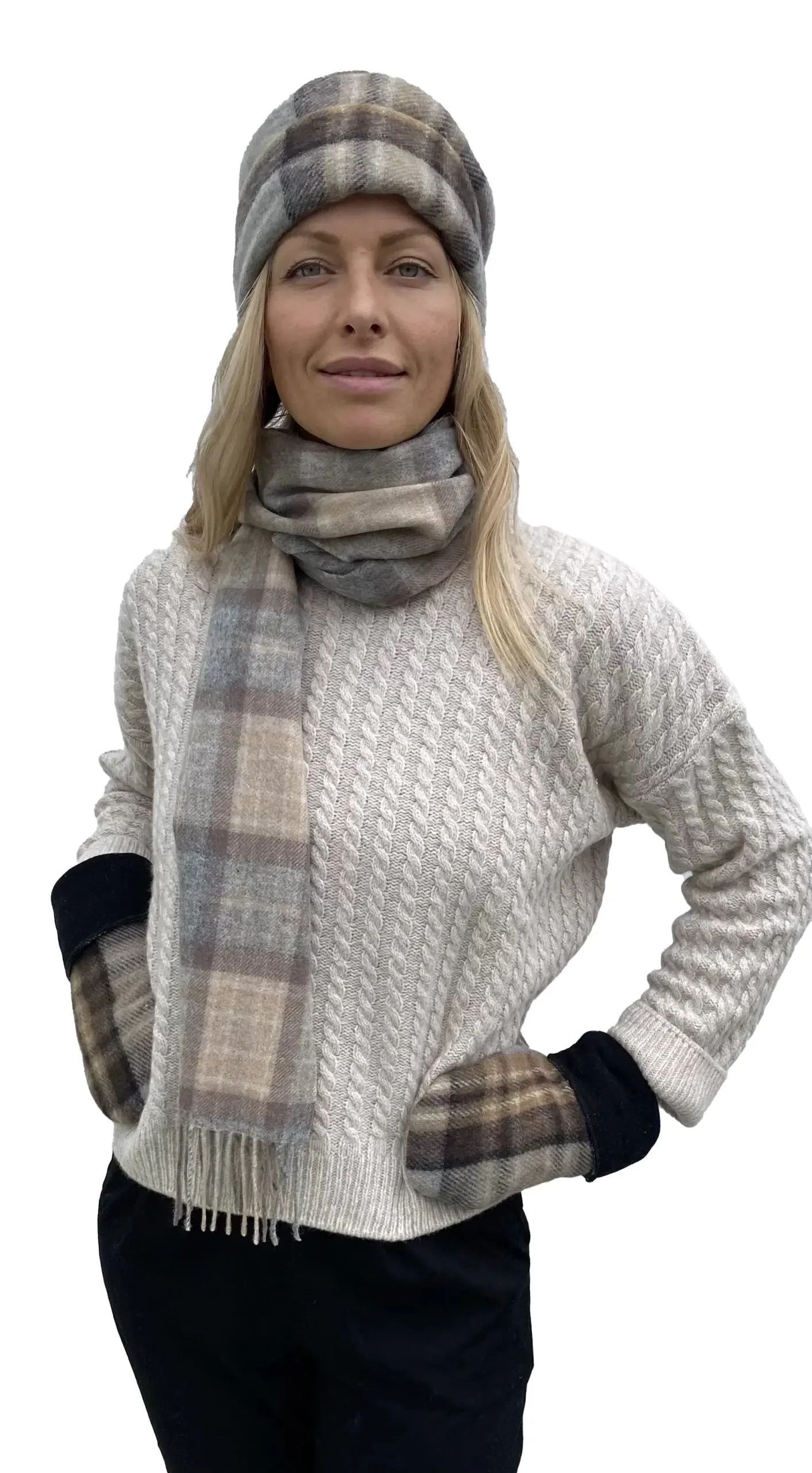 Four Pocket Wool Scarf