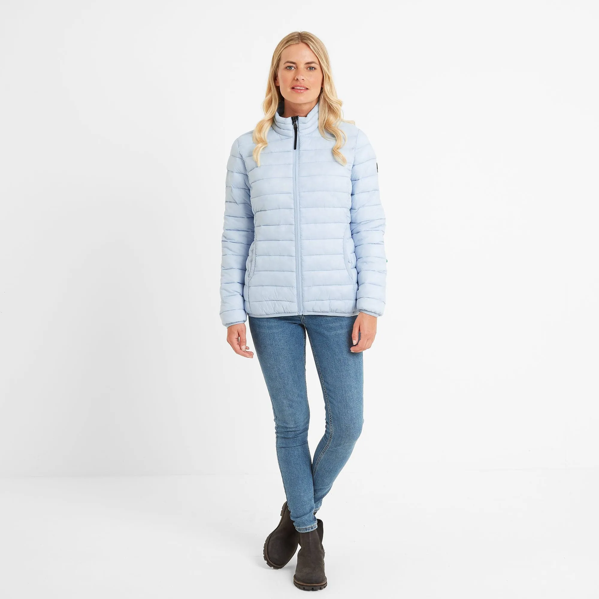Gibson Womens Insulated Padded Jacket - Ice Blue