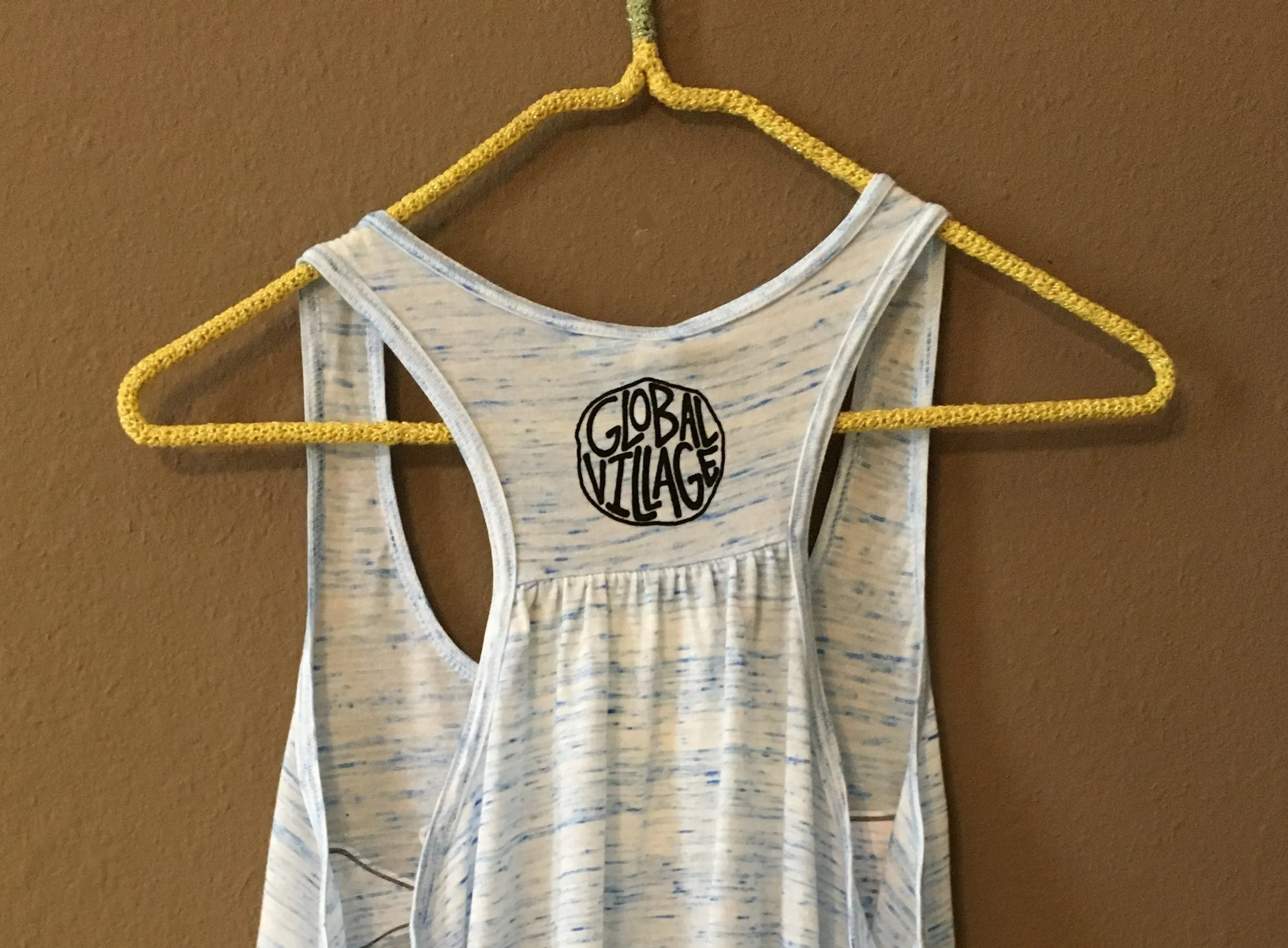 Global Village Wear LOVE Racer Back Tank Top