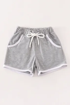 Grey boy shorts