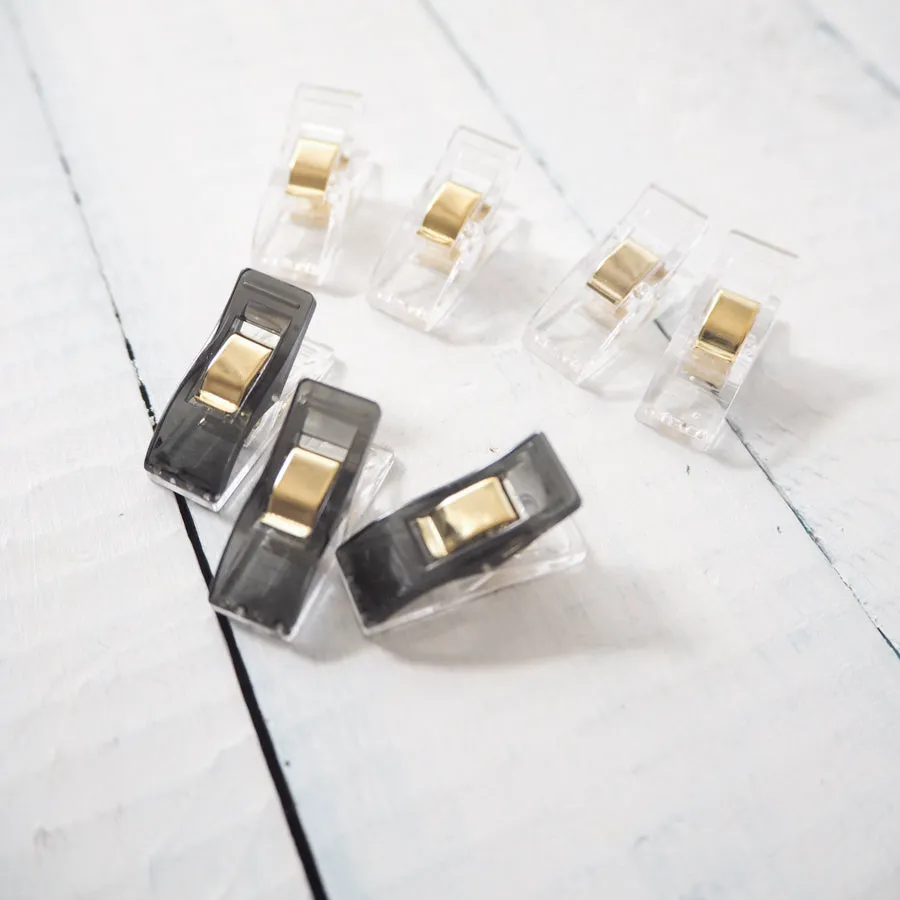 Hemline Gold Sewing Clips