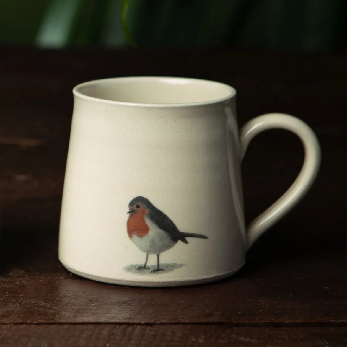 Herringbone Scarf, Cashmere Socks and Pottery Robin Mug