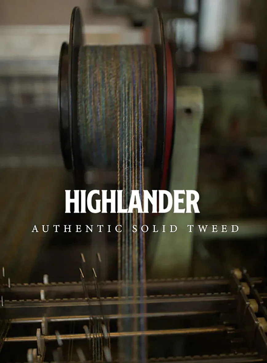 Highlander Heavy Paris Green Tweed GQ Overcoat