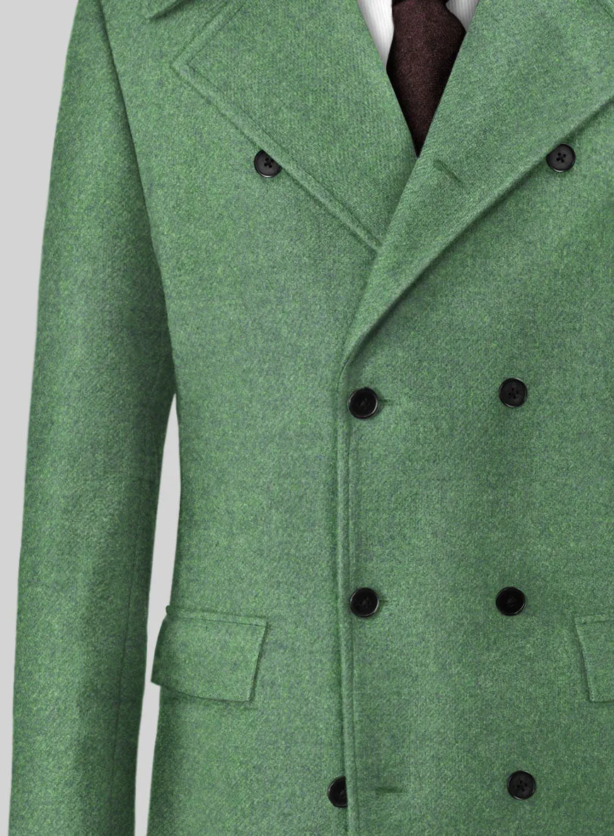 Highlander Heavy Paris Green Tweed GQ Overcoat
