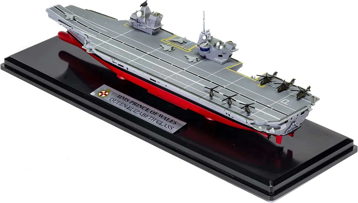 HMS Prince Of Wales Queen Elizabeth Class Aircraft Carrier Ship Model Assembled