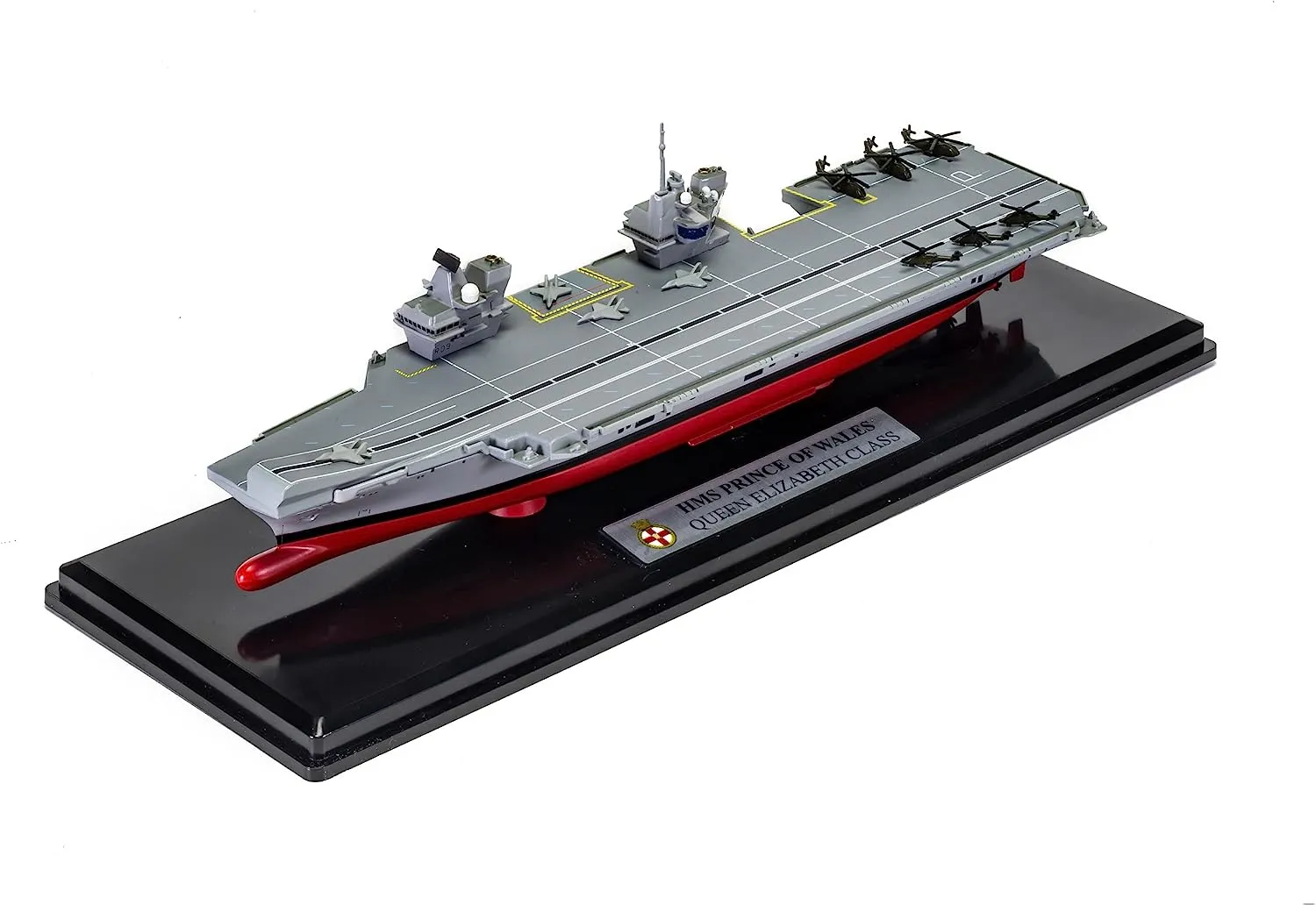 HMS Prince Of Wales Queen Elizabeth Class Aircraft Carrier Ship Model Assembled