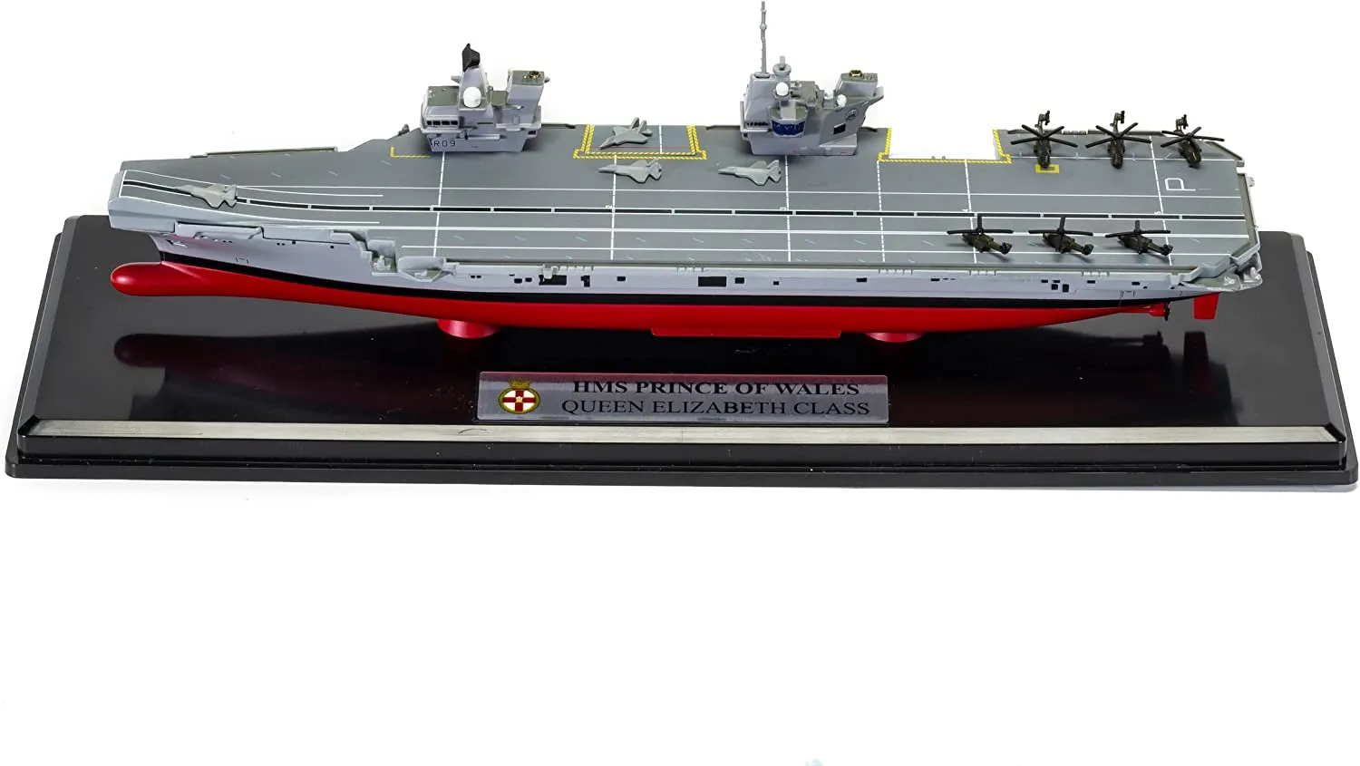 HMS Prince Of Wales Queen Elizabeth Class Aircraft Carrier Ship Model Assembled