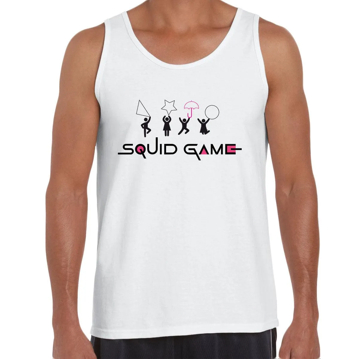 Honey Comb Squid Game Cosplay Inspired TV Puzzle Unisex Tank Top