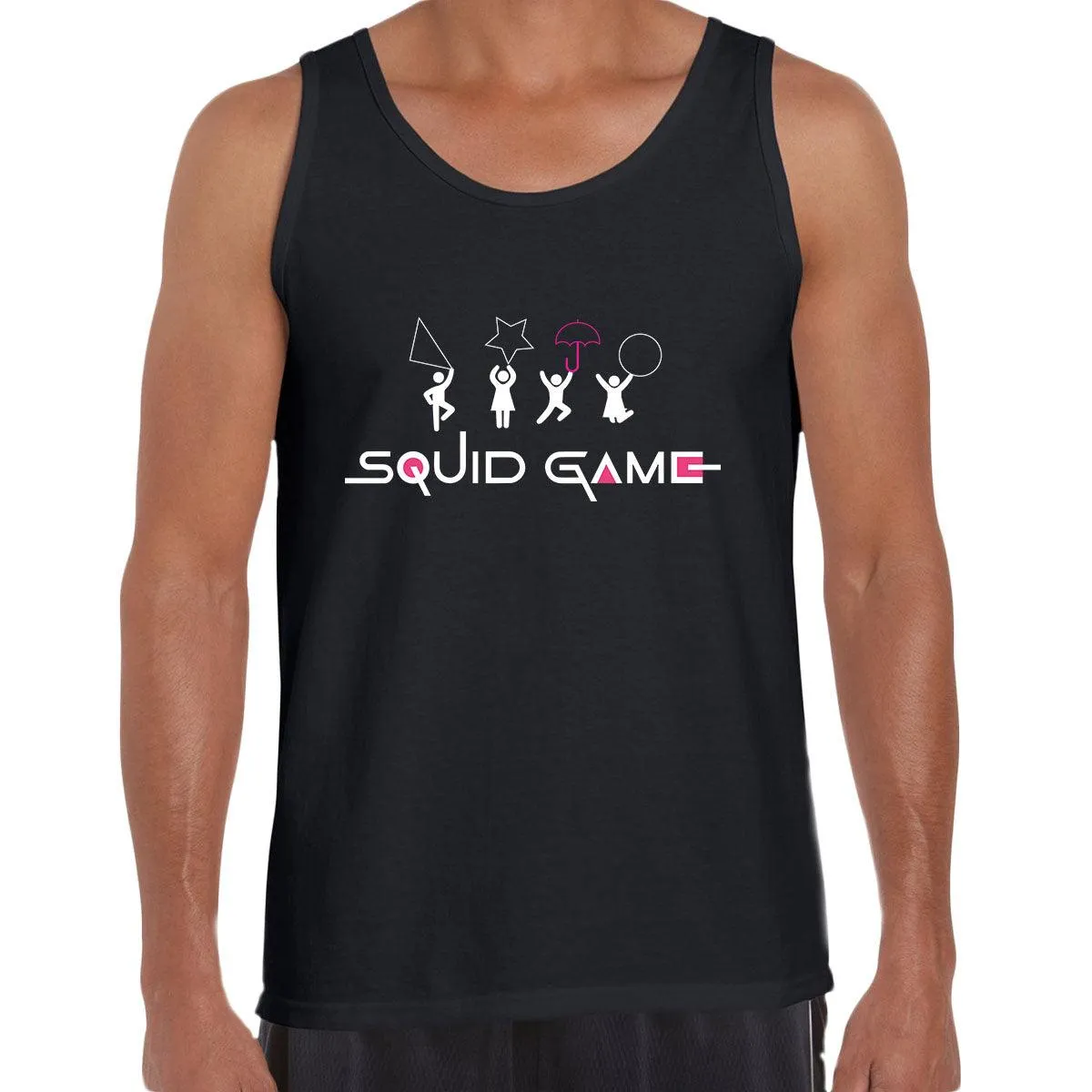 Honey Comb Squid Game Cosplay Inspired TV Puzzle Unisex Tank Top