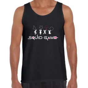 Honey Comb Squid Game Cosplay Inspired TV Puzzle Unisex Tank Top