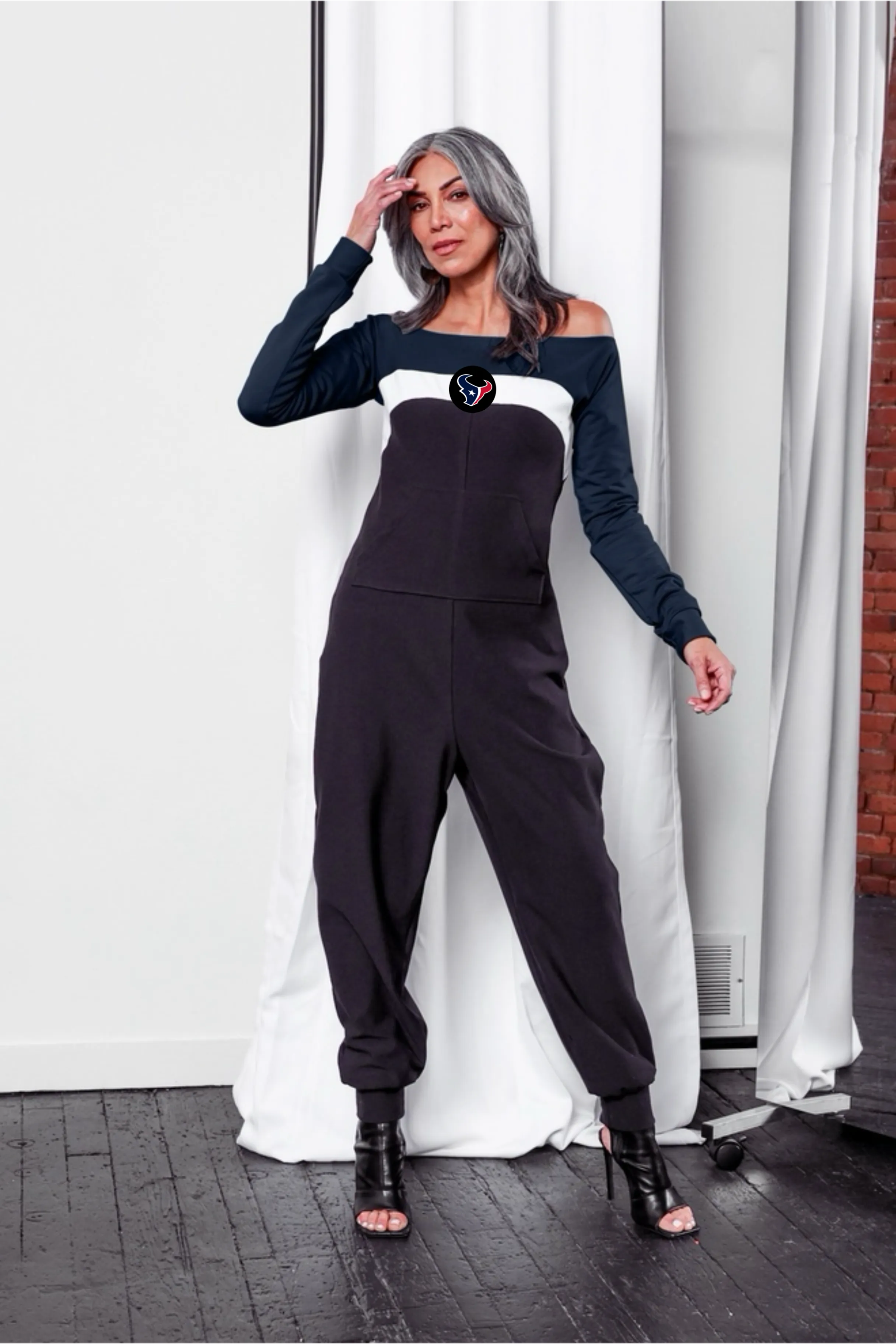 Houston Texans Color Block Jumpsuit