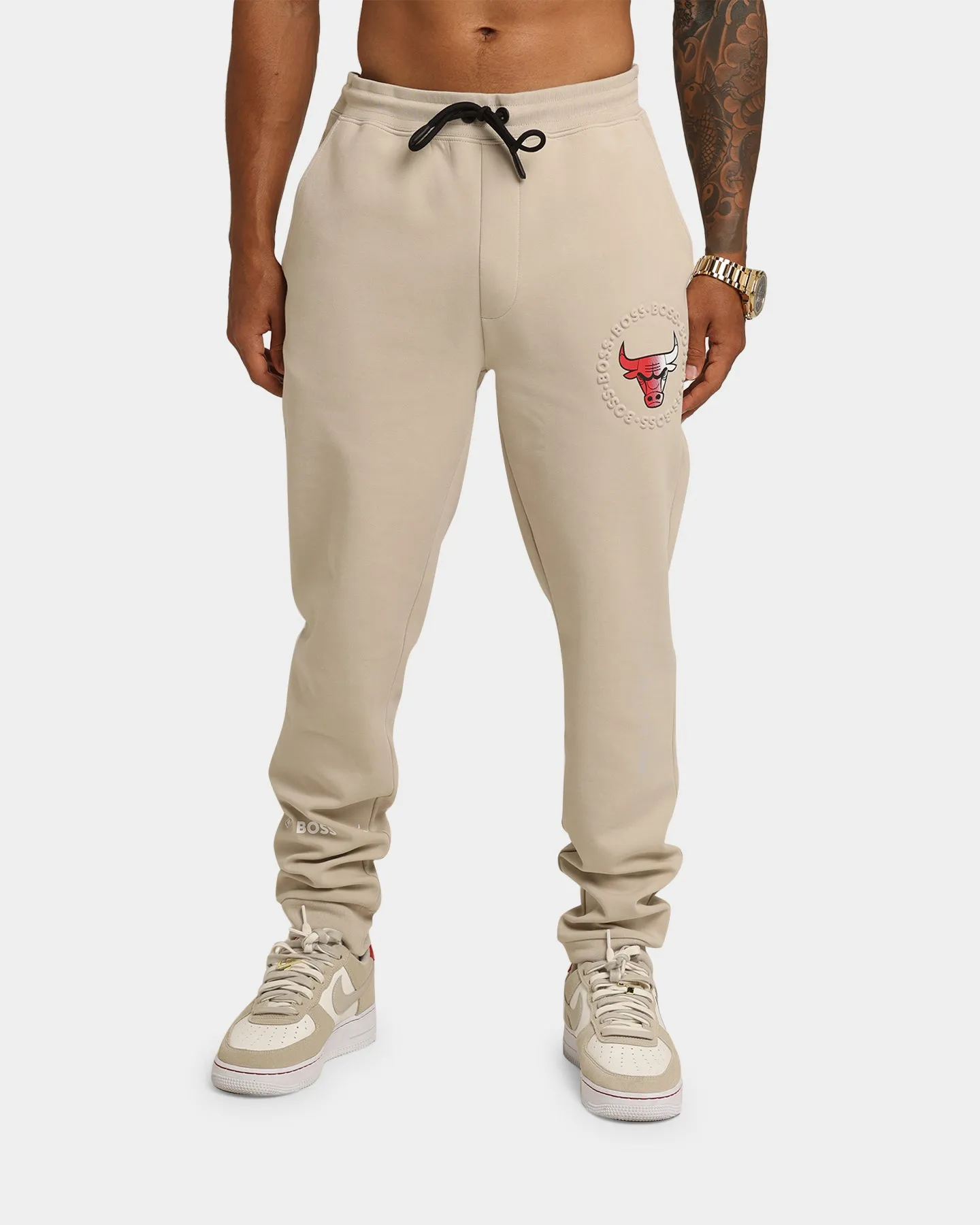 Hugo Boss X NBA Chicago Bulls Basic Joggers Light Beige