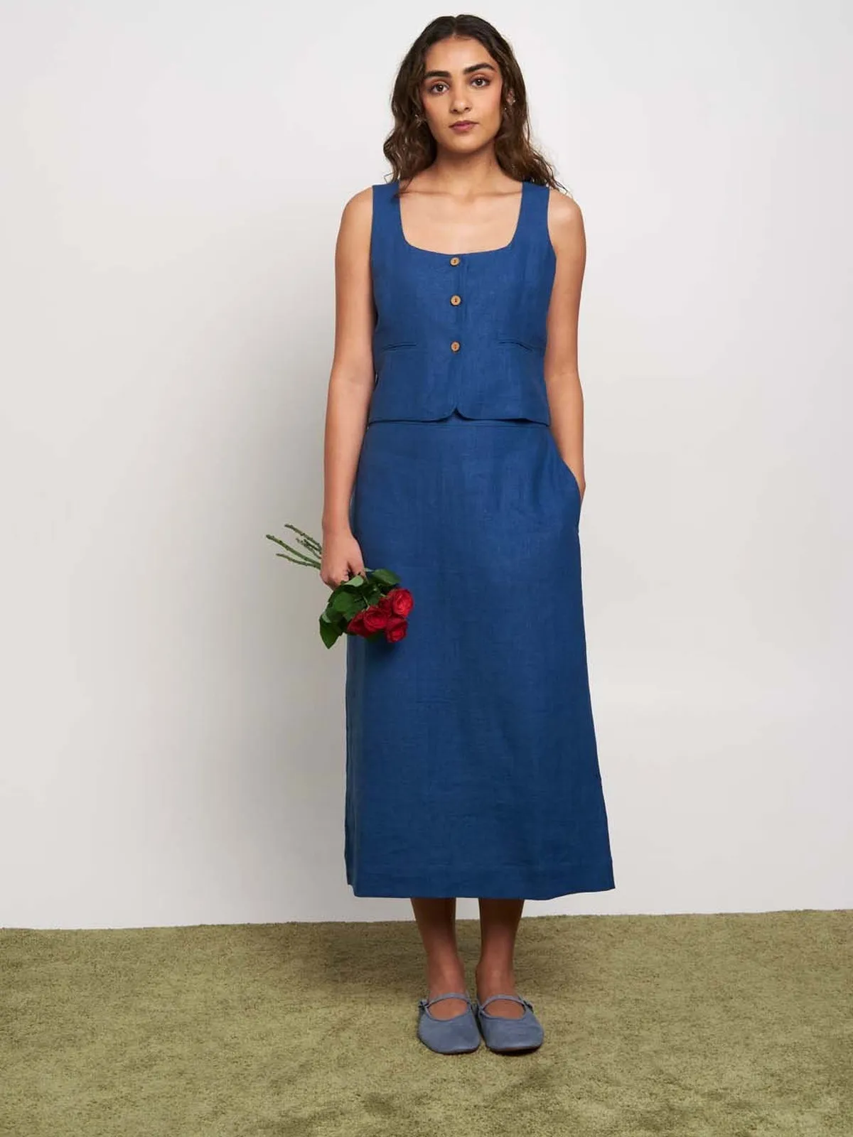Ikigai Indigo Vest
