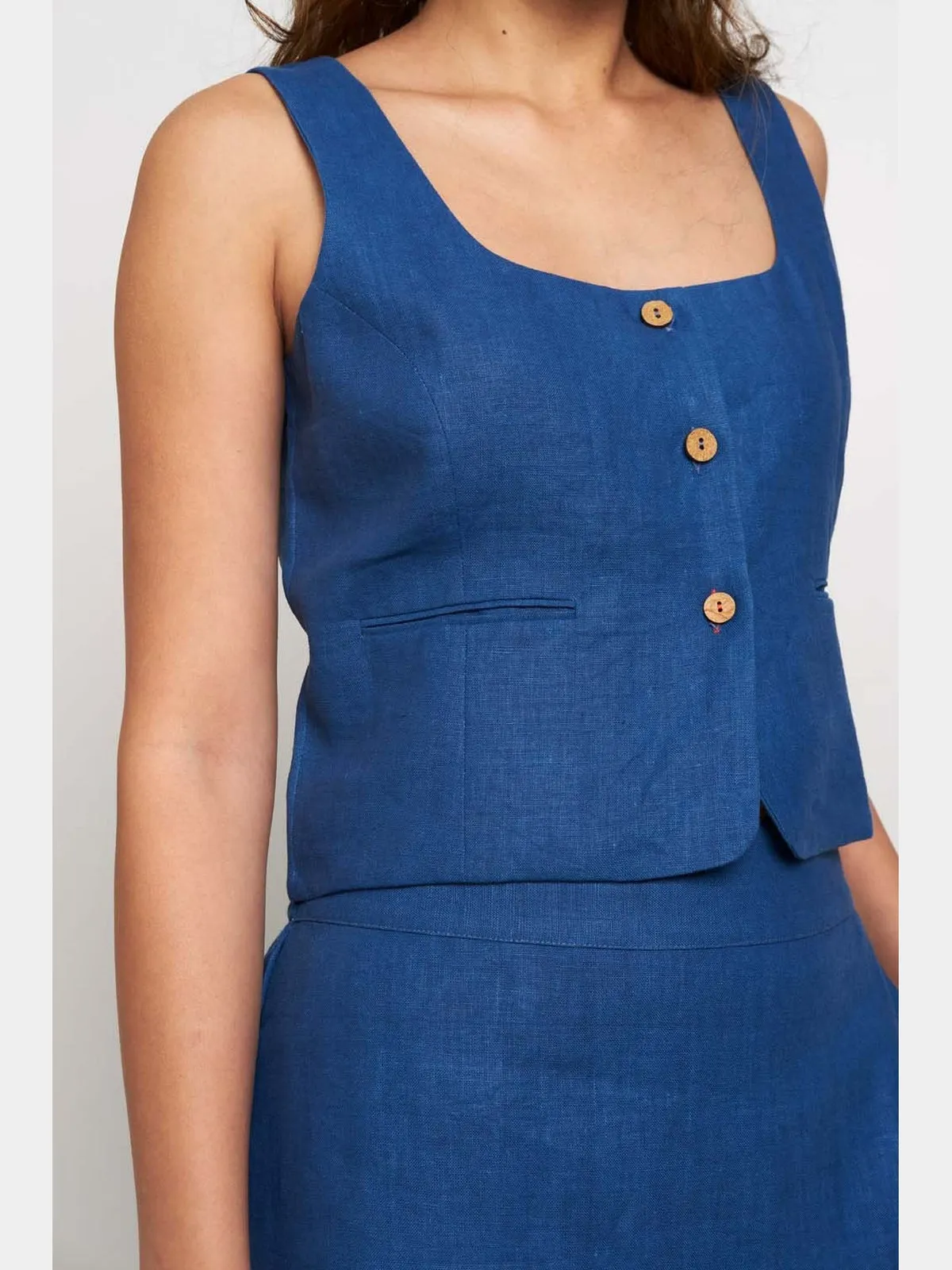 Ikigai Indigo Vest