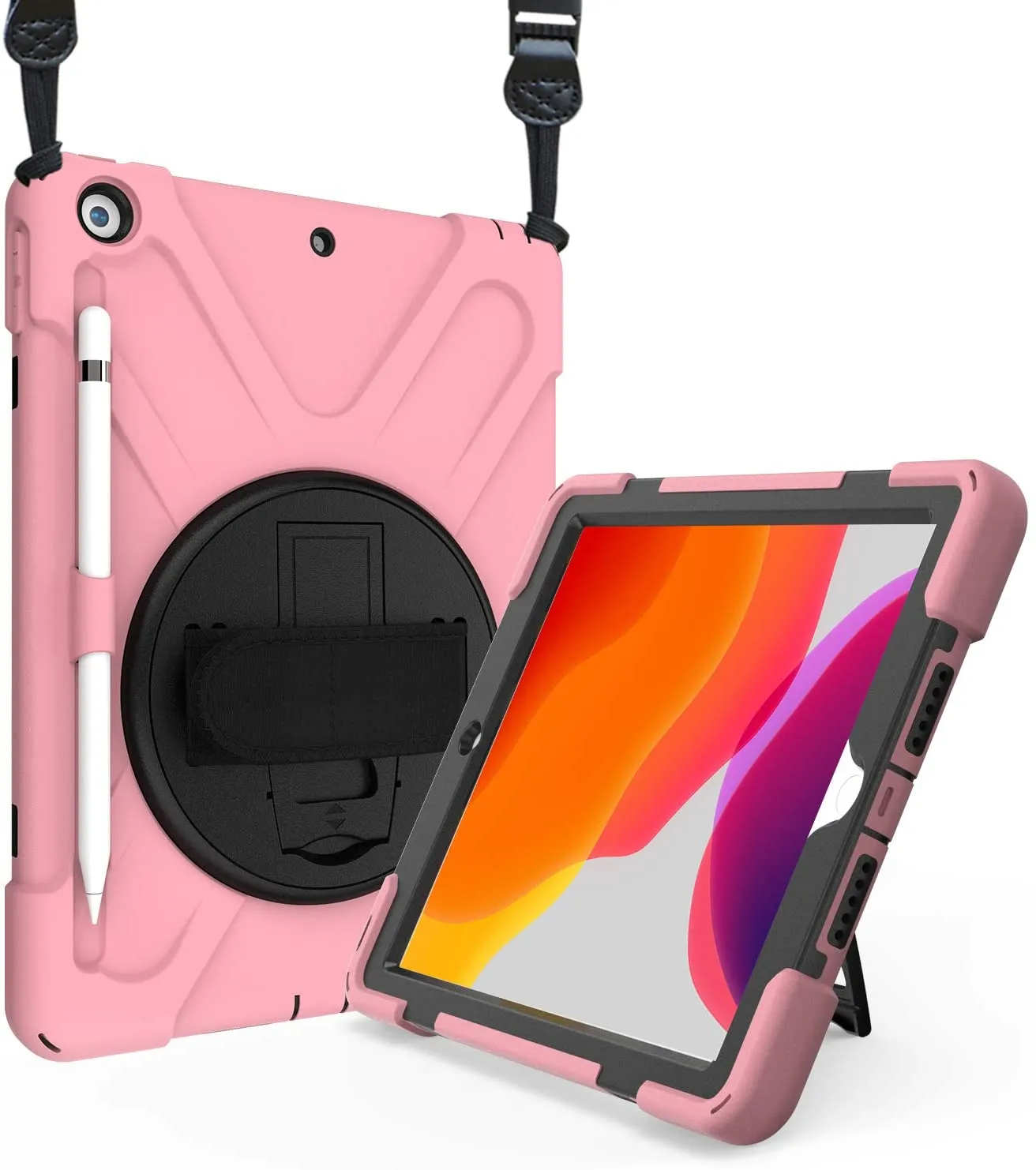 iPad 10.2" 7th/ 8th/9th Gen Heavy Duty Case with Shoulder Strap