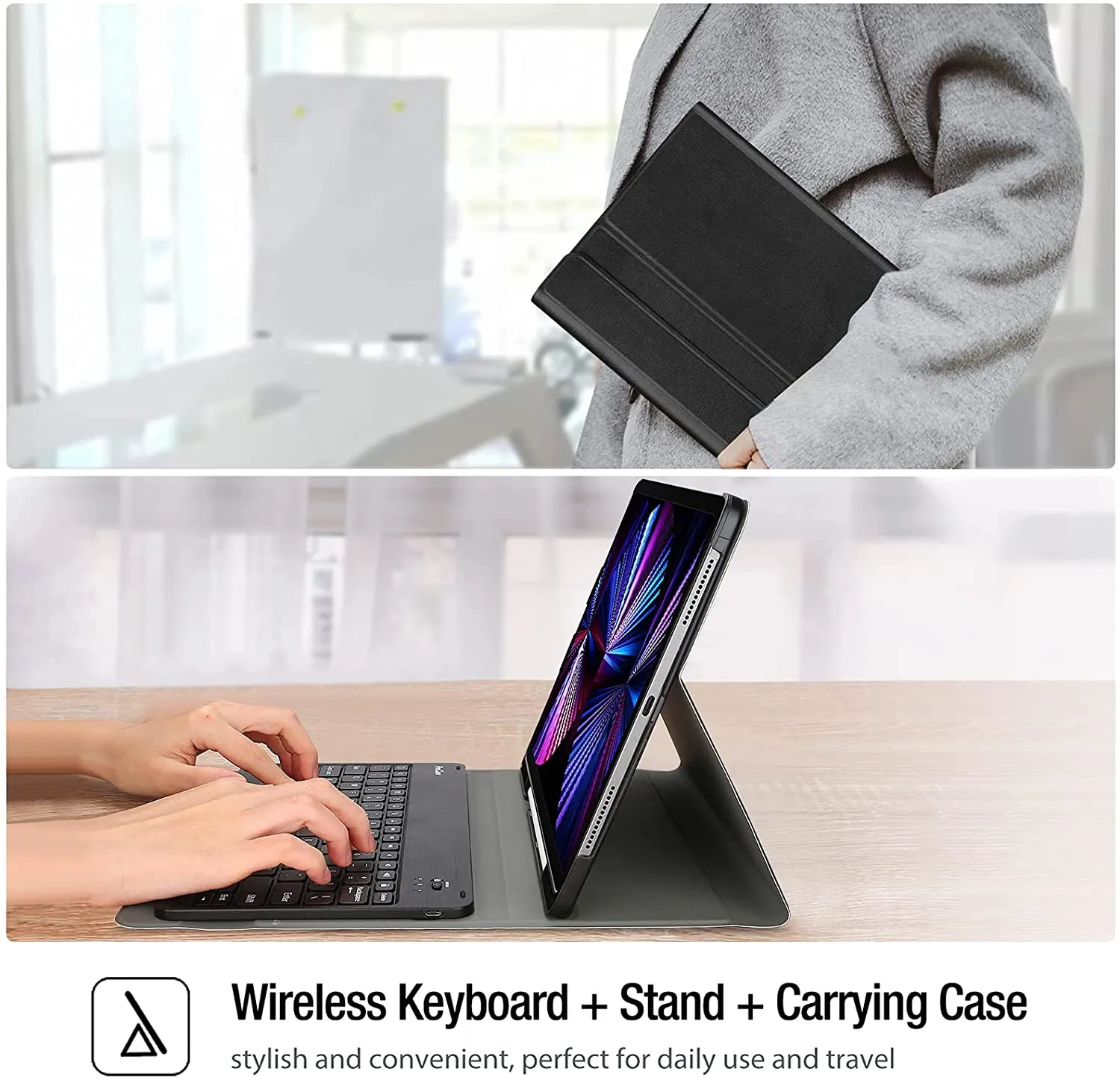 iPad Pro 11" 1st Gen/ 2nd Gen/ 3rd Gen/ 4th Gen Case with Detachable Keyboard | ProCase