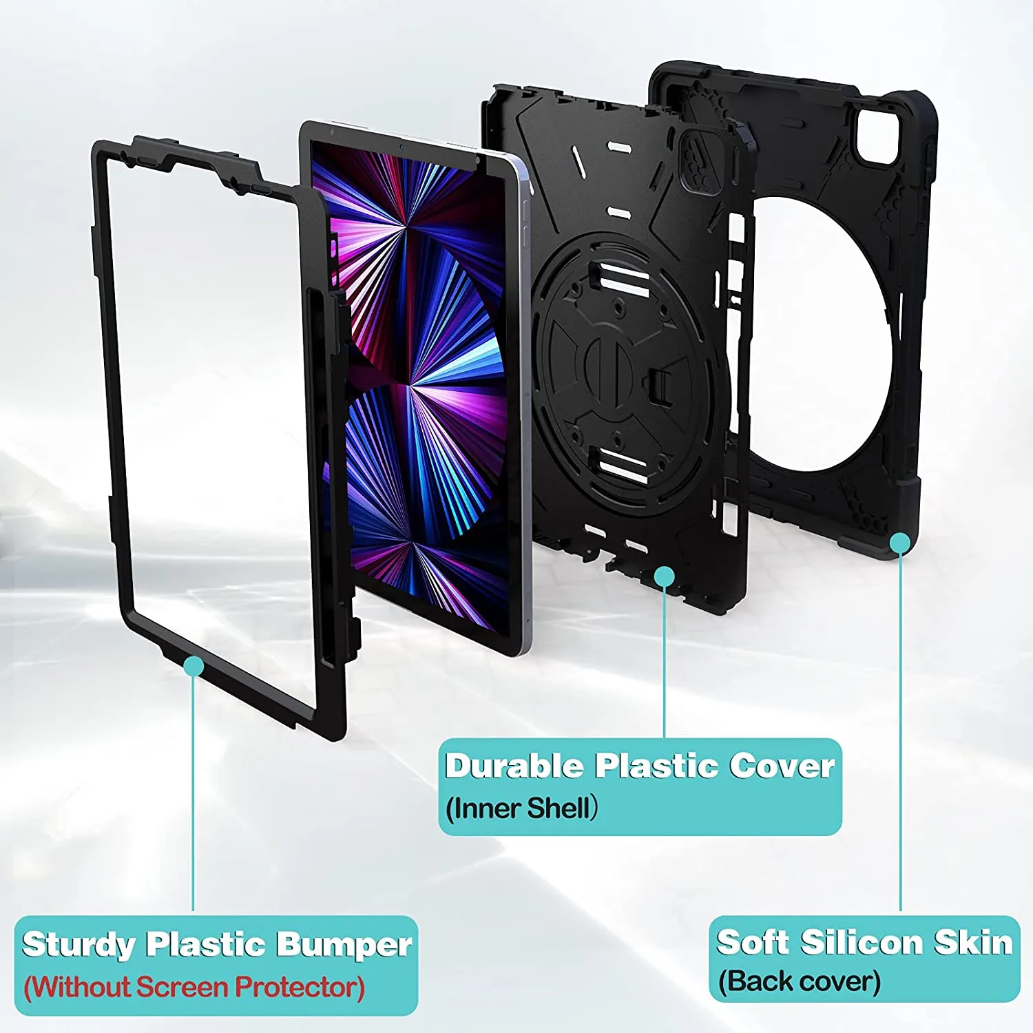 iPad Pro 11" 1st Gen/ 2nd Gen/ 3rd Gen/ 4th Gen Heavy Duty Case | ProCase