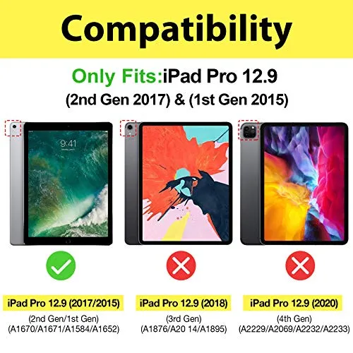 iPad Pro 12.9" 1st Gen 2015/2nd Gen 2017 PU Leather Case | ProCase