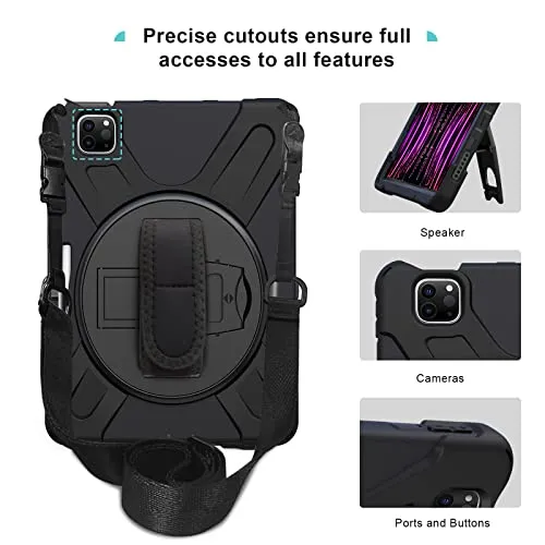 iPad Pro 12.9" 3rd Gen/ 4th Gen/ 5th Gen/ 6th Gen Rugged Heavy Duty Case | ProCase