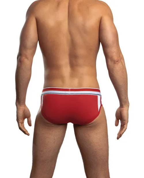 Jack Adams Relay Brief Red-white Lg